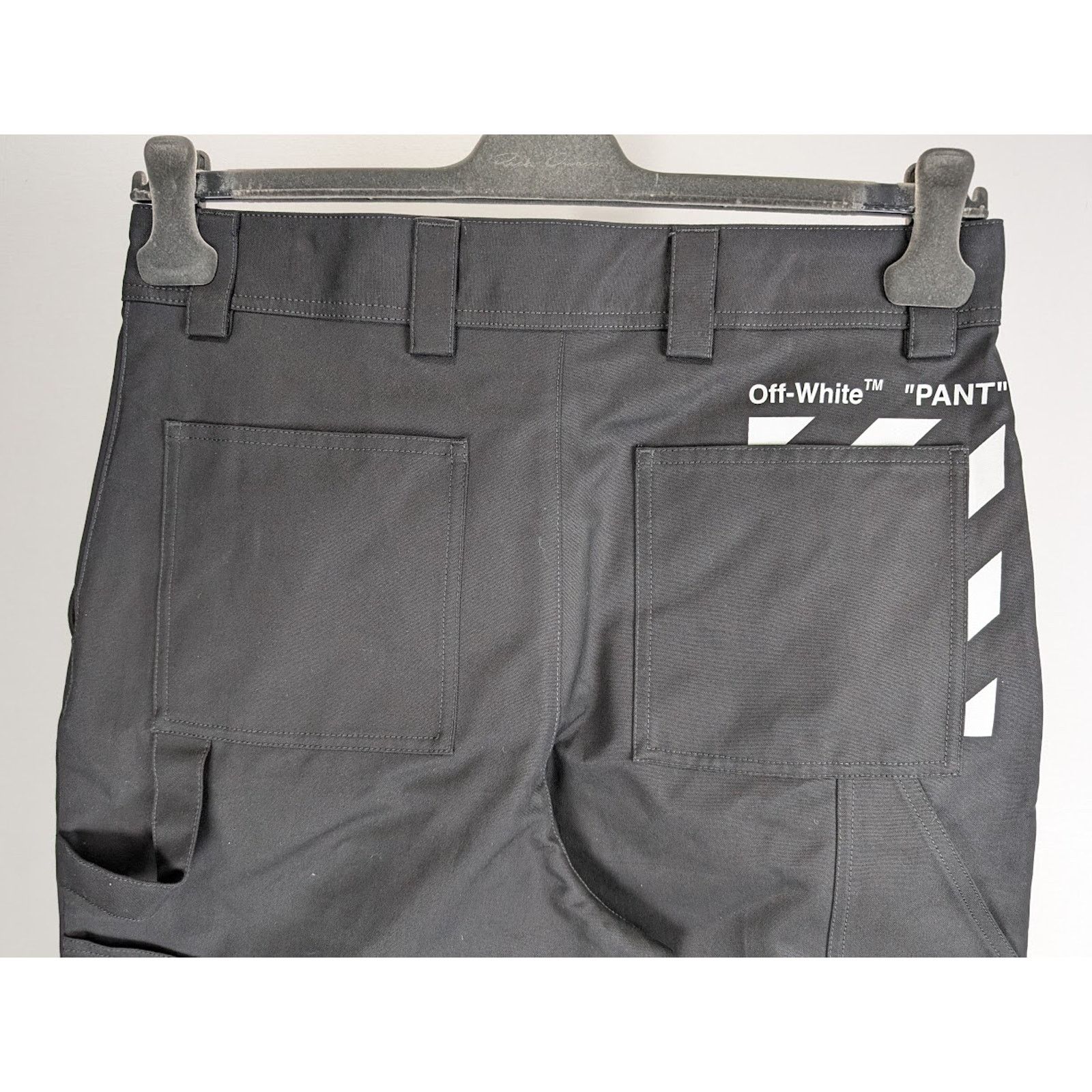 Off-White o1rshd1 Diag Pkt Carpenter Pant in Black/White Size US 32 / EU 48 - 17 Thumbnail