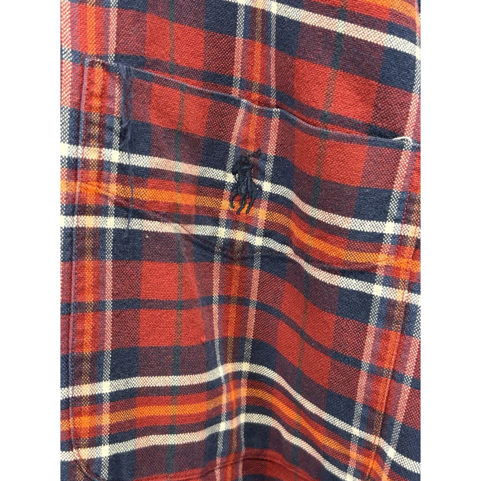 Polo Ralph Lauren VINTAGE Ralph Lauren Button-Down Shirt Mens Large Oxford Cloth Plaid Logo 80s 90s Preppy Classic Red Cotton Shirt Mens Large Size US L / EU 52-54 / 3 - 4 Thumbnail