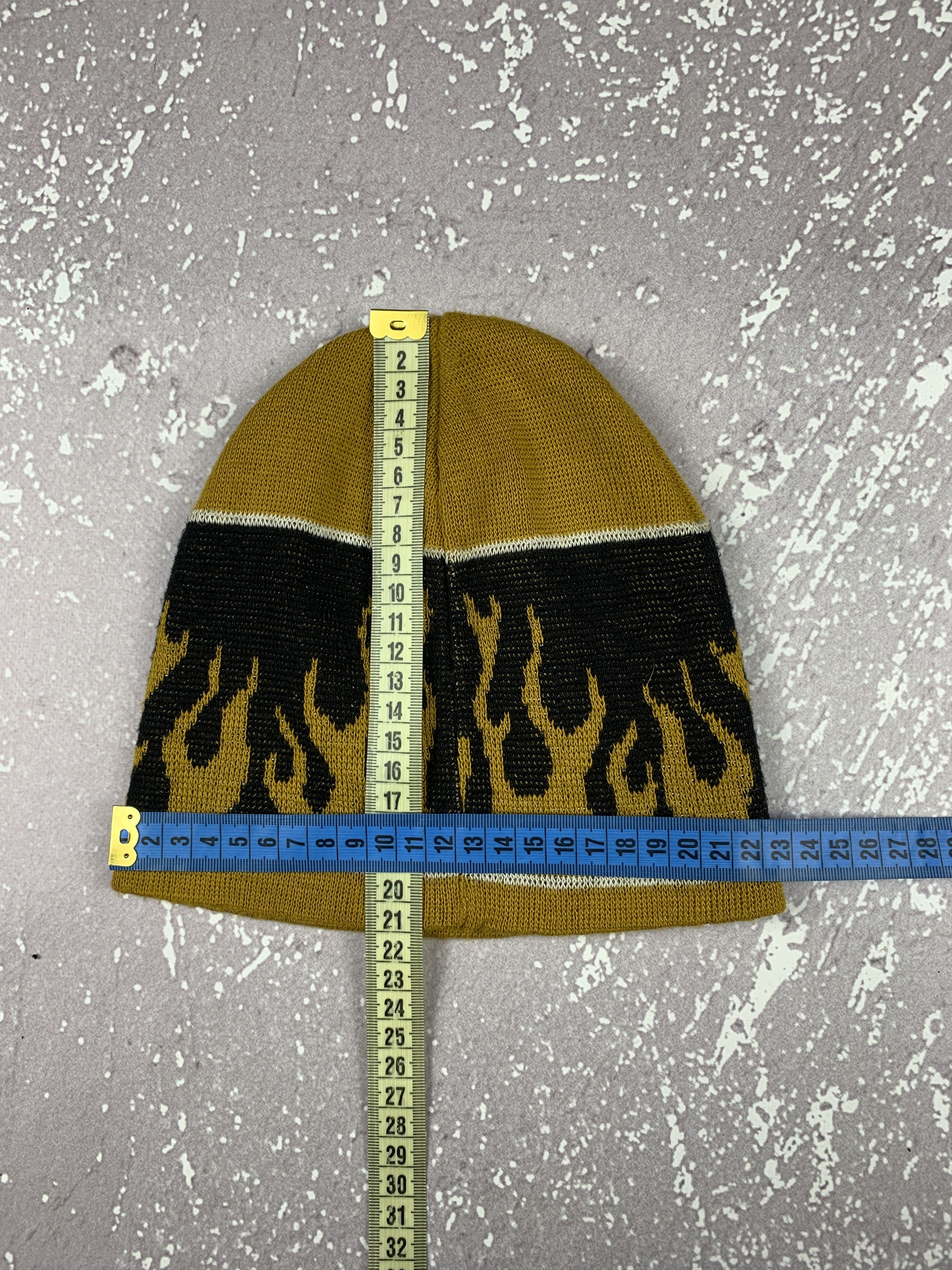 Disco Inferno Disco Inferno Fire Flame Beanie Hat Pornhub Size ONE SIZE - 4 Thumbnail