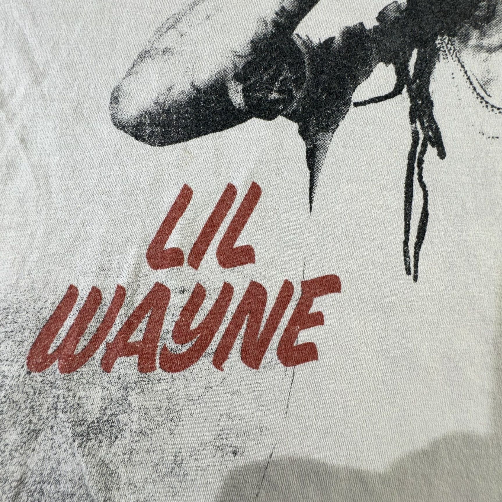 Vintage VINTAGE Lil Wayne Mens Medium T-Shirt White Rap Hip Hop Concert Music Graphic Tee Size US M / EU 48-50 / 2 - 3 Thumbnail