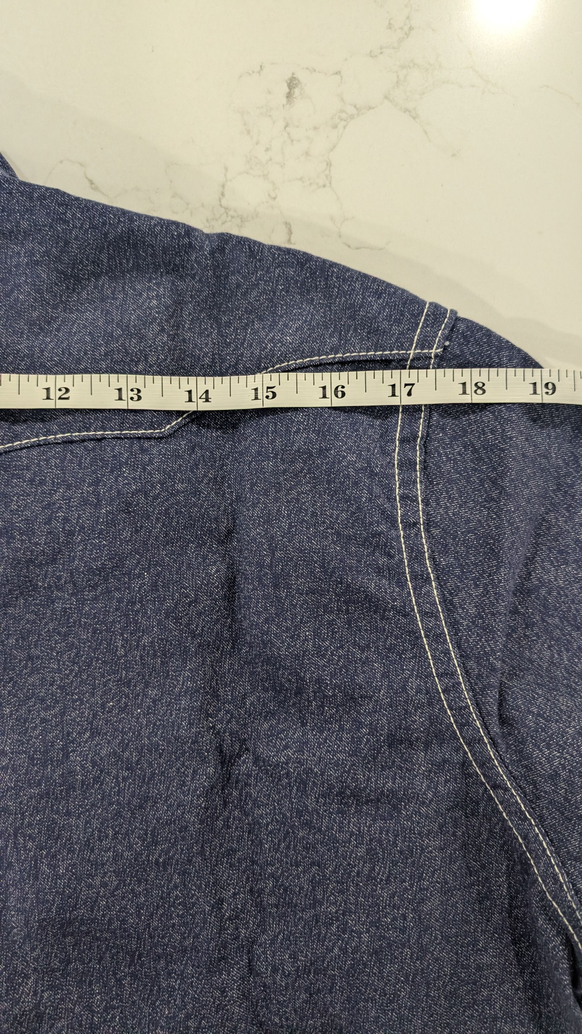 WYTHE Wythe Pearlsnap Shirt in Indigo Blue Jasp Cotton USA Made Size US M / EU 48-50 / 2 - 11 Thumbnail