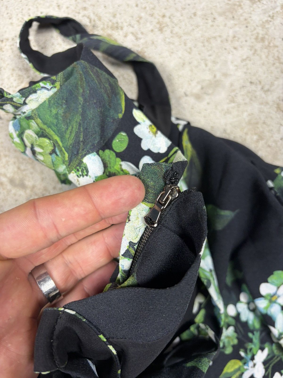 Dolce & Gabbana Dolce & Gabbana Floral Ruched Sleeveless Midi Dress Size S / US 4 / IT 40 - 11 Thumbnail