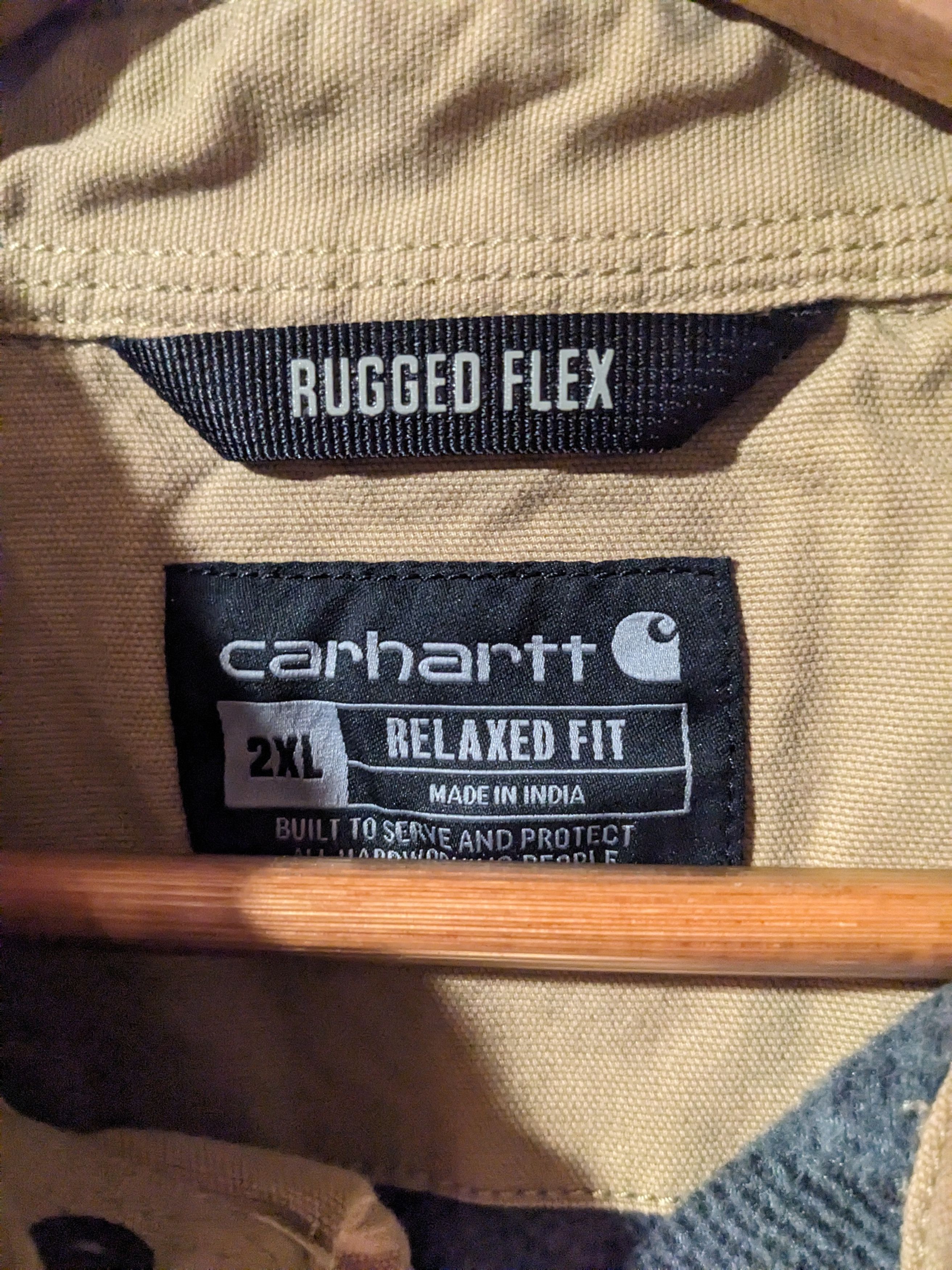 Carhartt × Vintage Rugged Flex Relaxed Fit Canvas Snap-Front Jacket Size US XXL / EU 58 / 5 - 4 Thumbnail