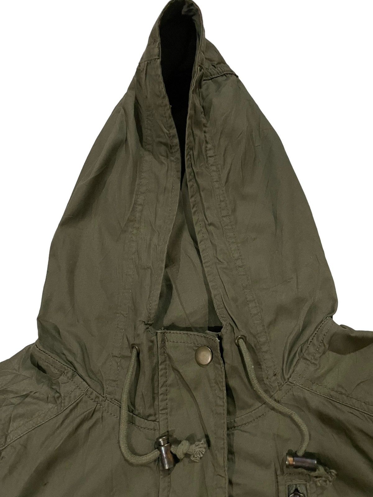Japanese Brand Vintage COLZA Zipped Hooded Parka Punk Jacket Size US M / EU 48-50 / 2 - 8 Thumbnail