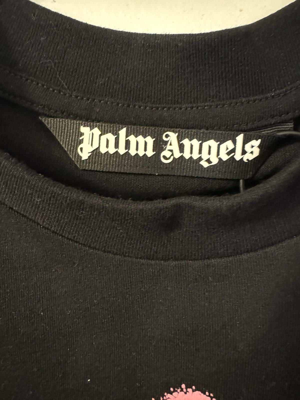 Palm Angels PALM ANGELS Star Sprayed Black Tee Size XXL Fits Like L Size US XXL / EU 58 / 5 - 4 Thumbnail