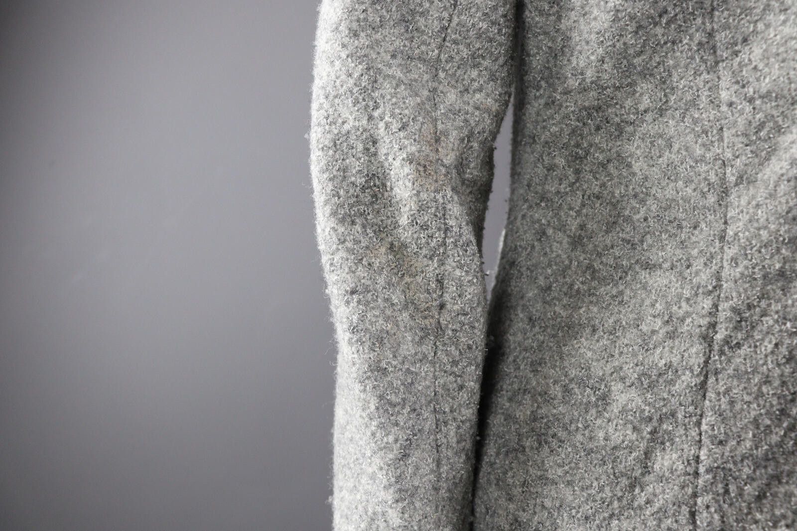 Designer Marc Cain Gray Wool Gray Blazer Jacket Size 3 Size M / US 6-8 / IT 42-44 - 7 Thumbnail