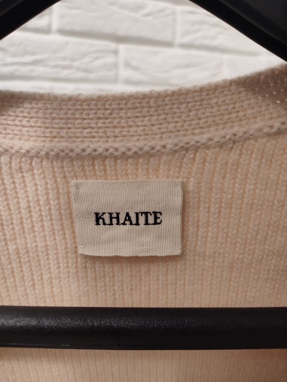 KHAITE Cashmere womens cardigan Khaite Beige size M Quiet Luxury Size M / US 6-8 / IT 42-44 - 6 Thumbnail