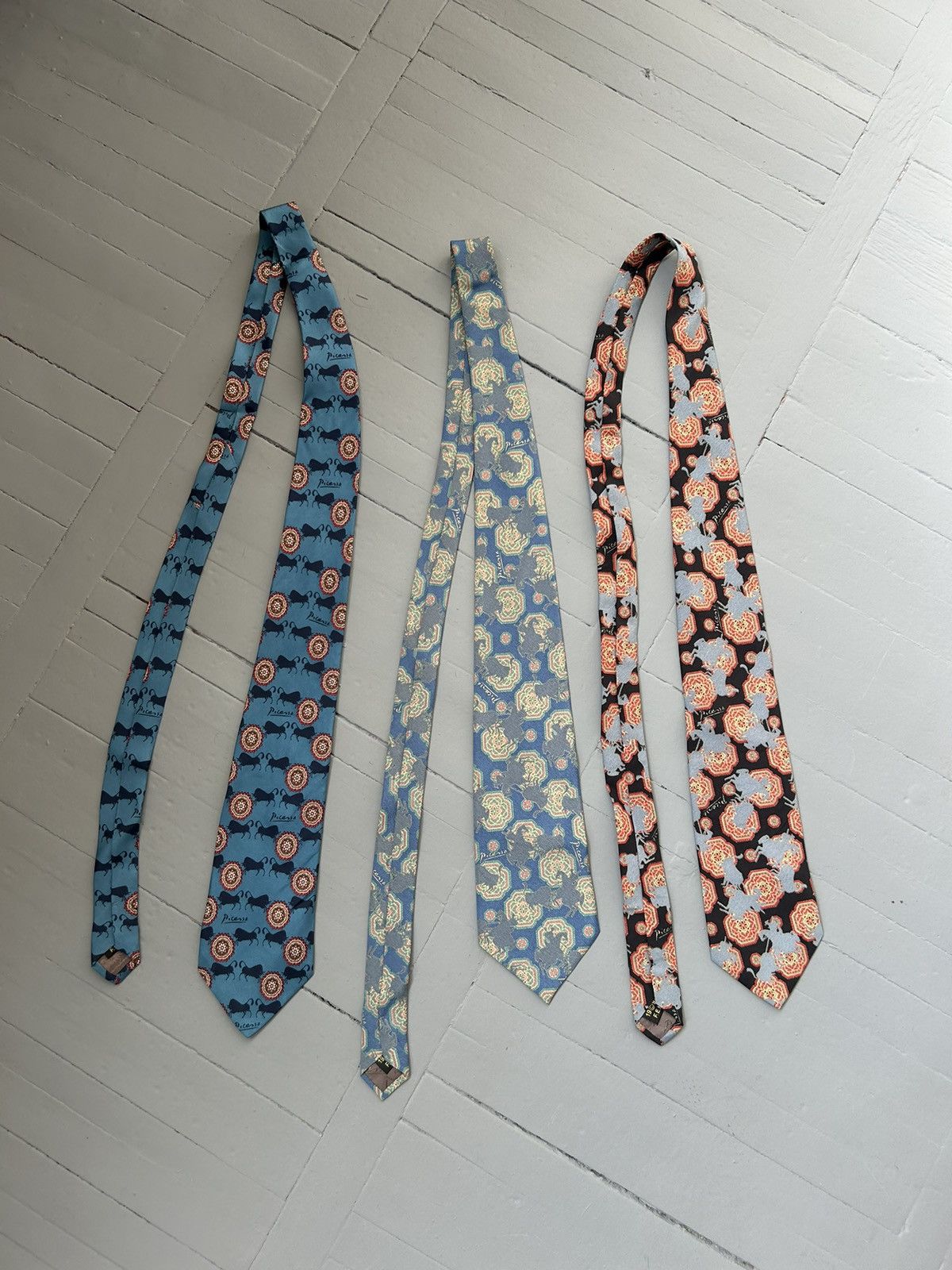 Other Picasso silk tie 3 pieces Size ONE SIZE - 1 Thumbnail