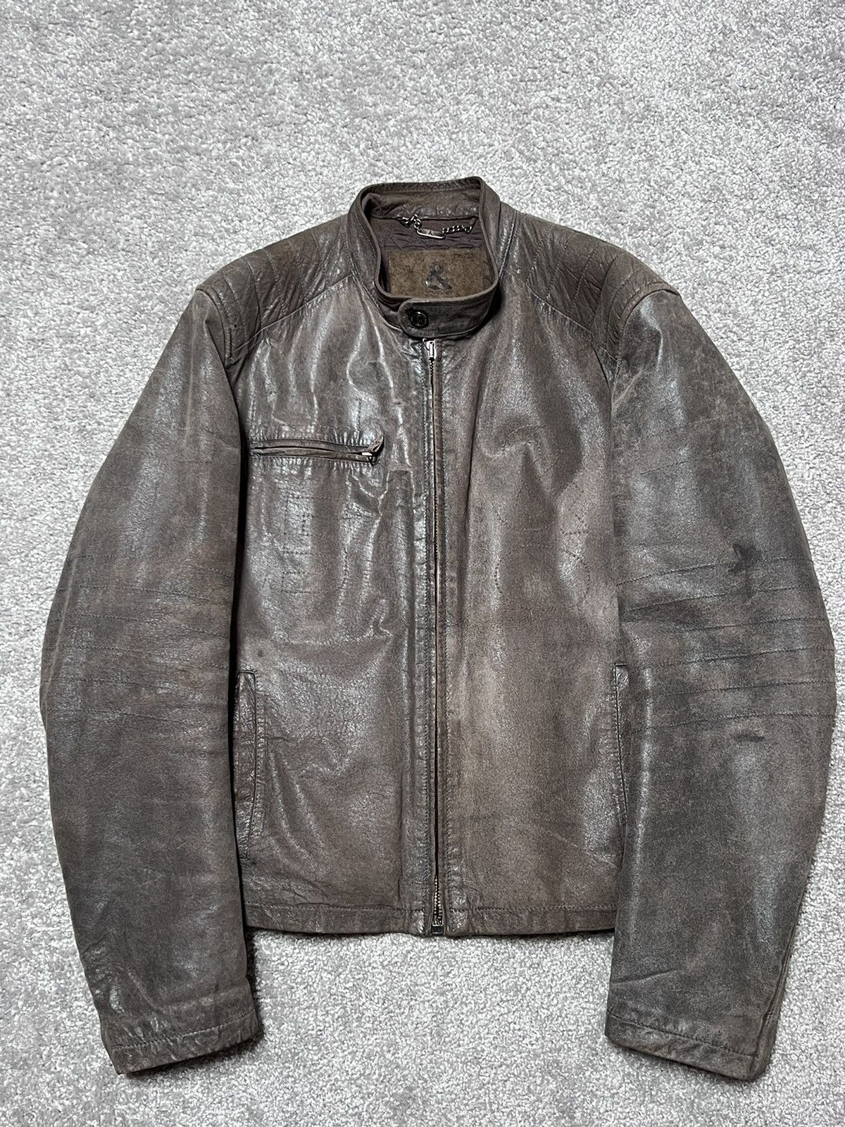 Dolce & Gabbana Vintage Dolce & Gabbana Brutalist Pig Leather Archive Jacket Size US L / EU 52-54 / 3 - 1 Thumbnail