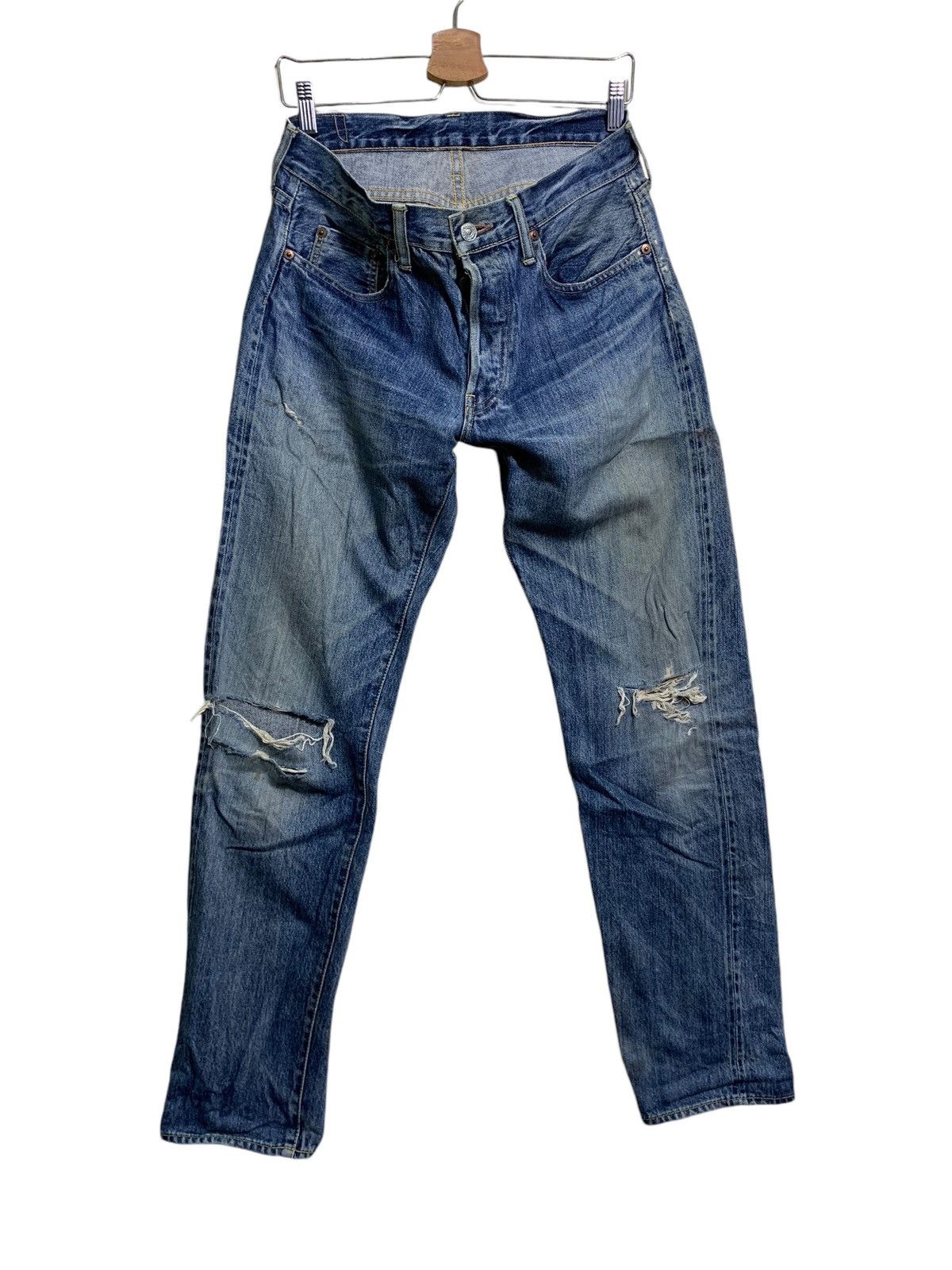 Denime 🔥DENIME JAPAN DISTRESSED JEANS W32 Size US 32 / EU 48 - 1 Thumbnail