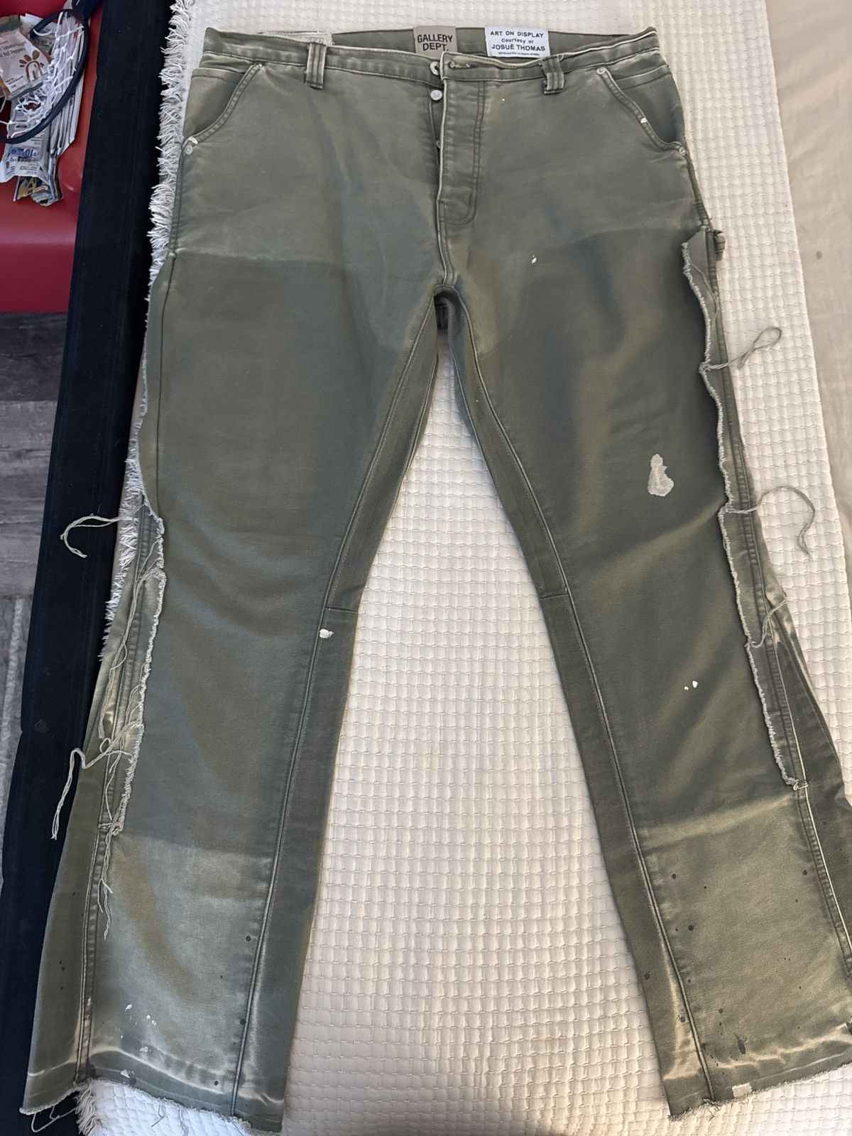 Gallery Dept. Gallery Dept. Carpenter Flare Moto Pants Size US 38 / EU 54 - 1 Thumbnail