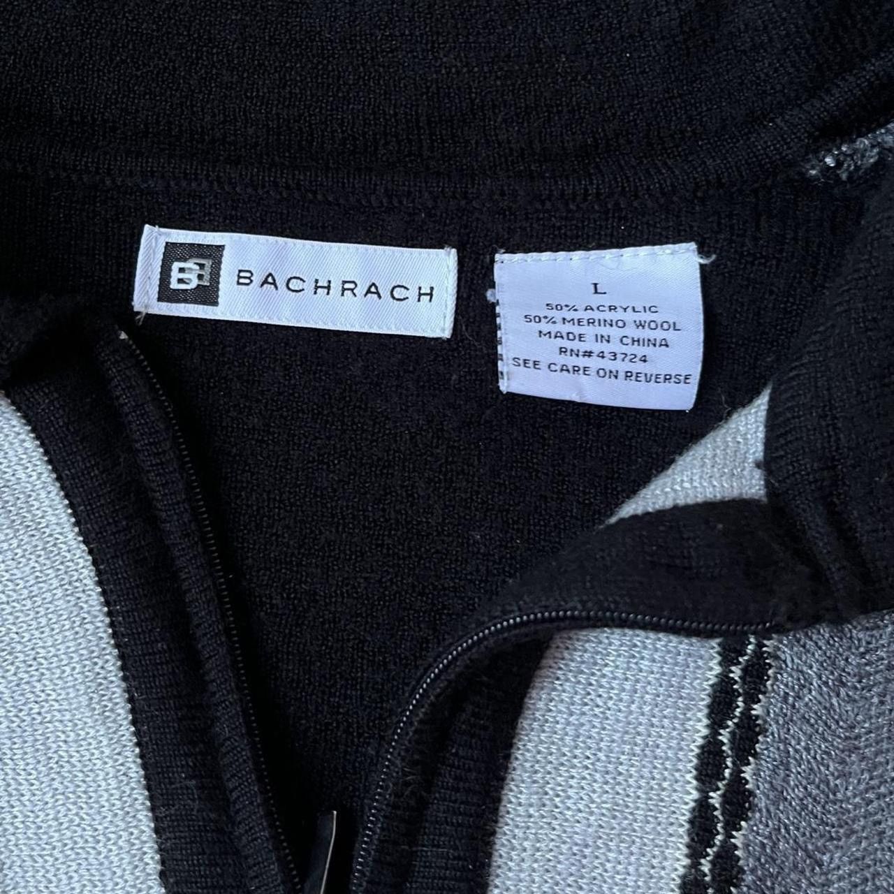 Bachrach vintage 90s Bachrach striped polo quarter zip sweater Size US L / EU 52-54 / 3 - 3 Thumbnail