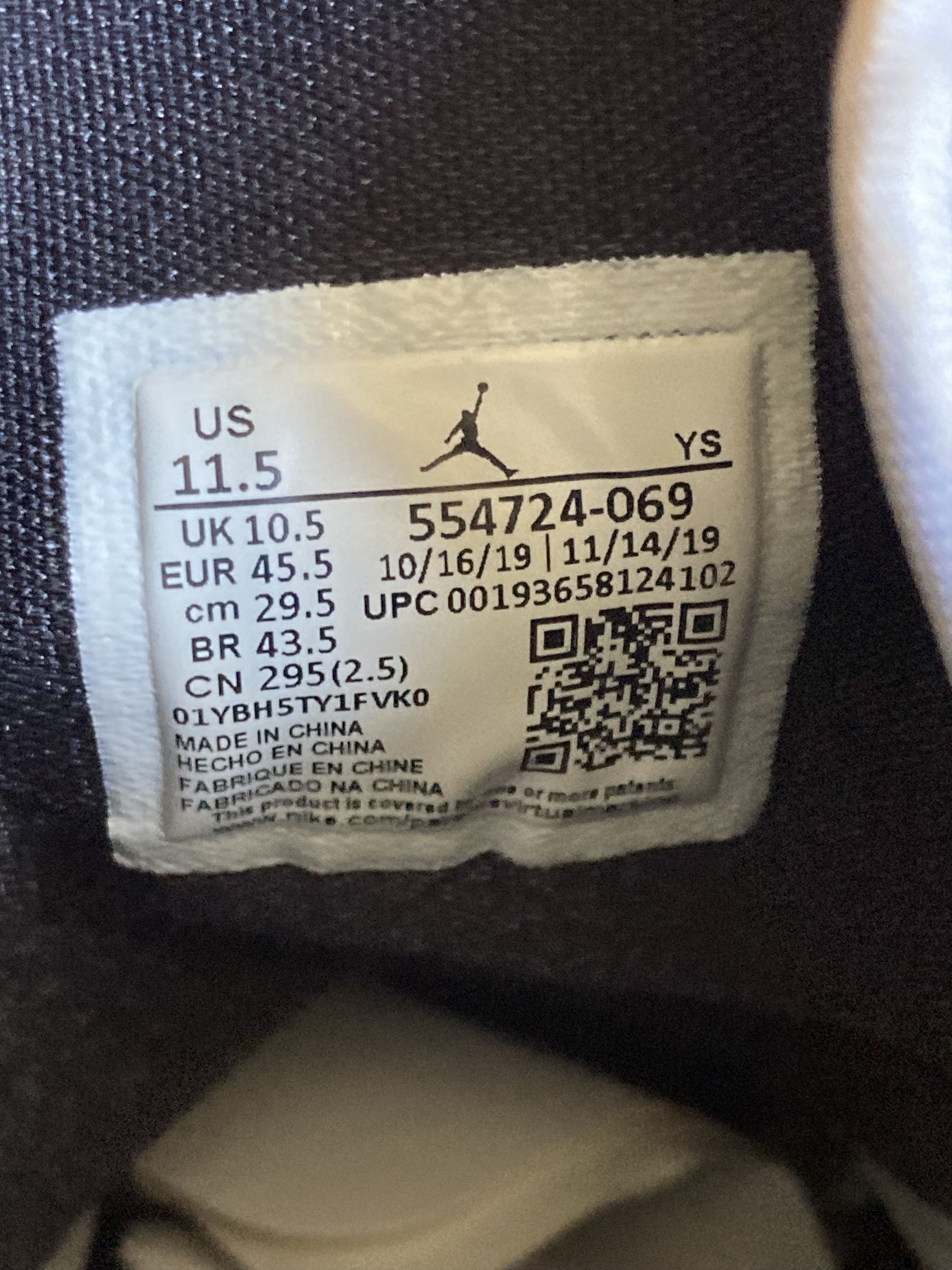 Jordan Brand Air jordan 1 Mid Chicago US 11.5 EU 45.5 Used Mens Size US 11.5 / EU 44-45 - 7 Thumbnail