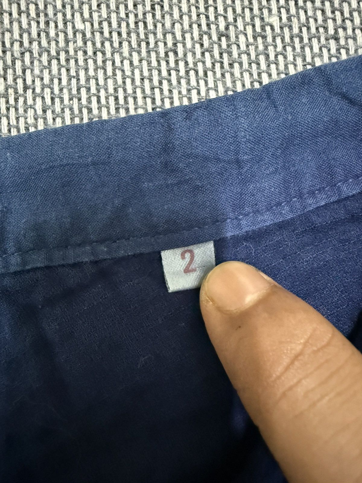Blue Blue Japan Vintage Blue Blue Japan Indigo Textured Pants Size US 34 / EU 50 - 8 Thumbnail