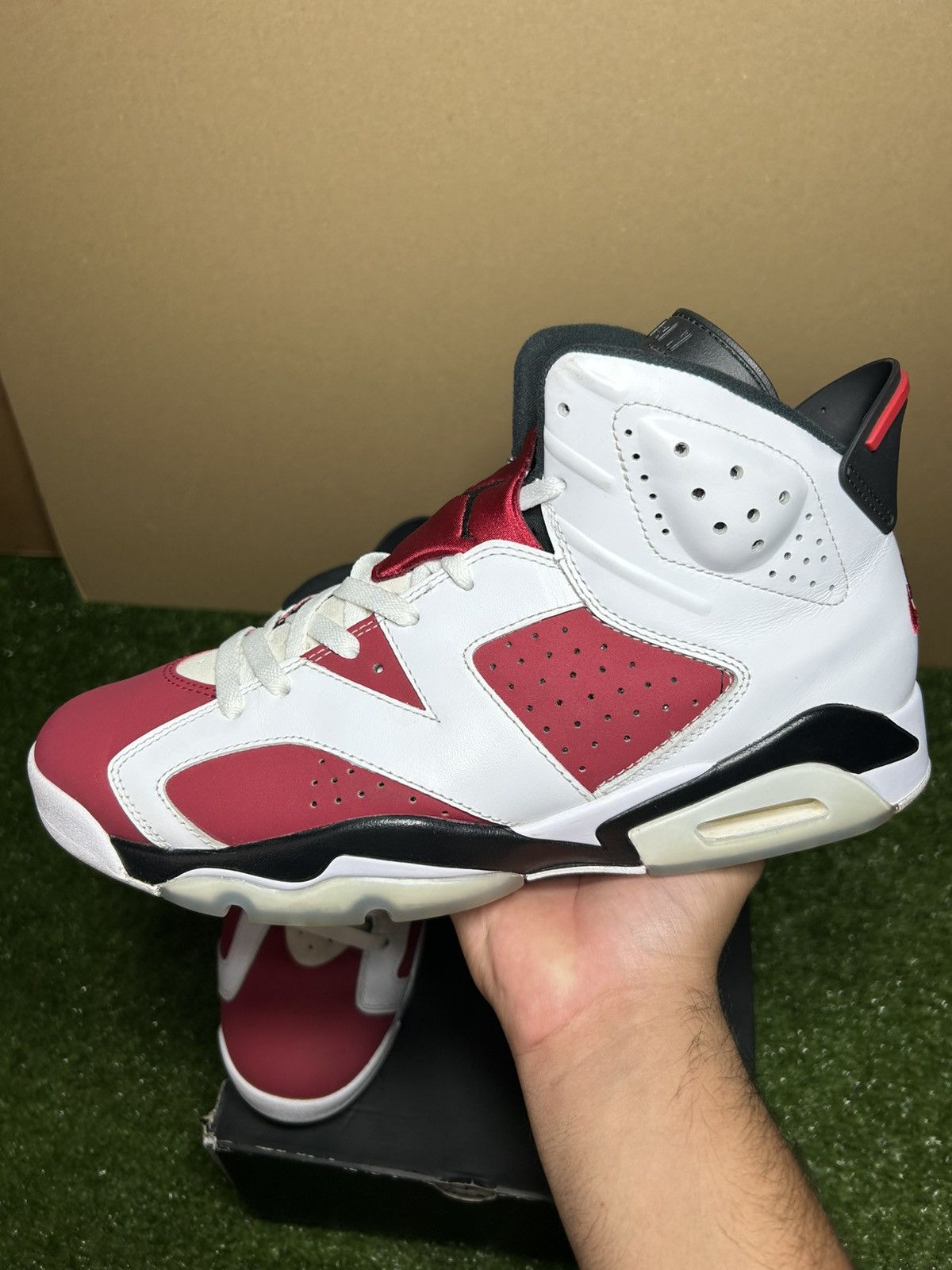 Jordan Brand Jordan 6 Carmine 2021 Size US 12 / EU 45 - 2 Thumbnail