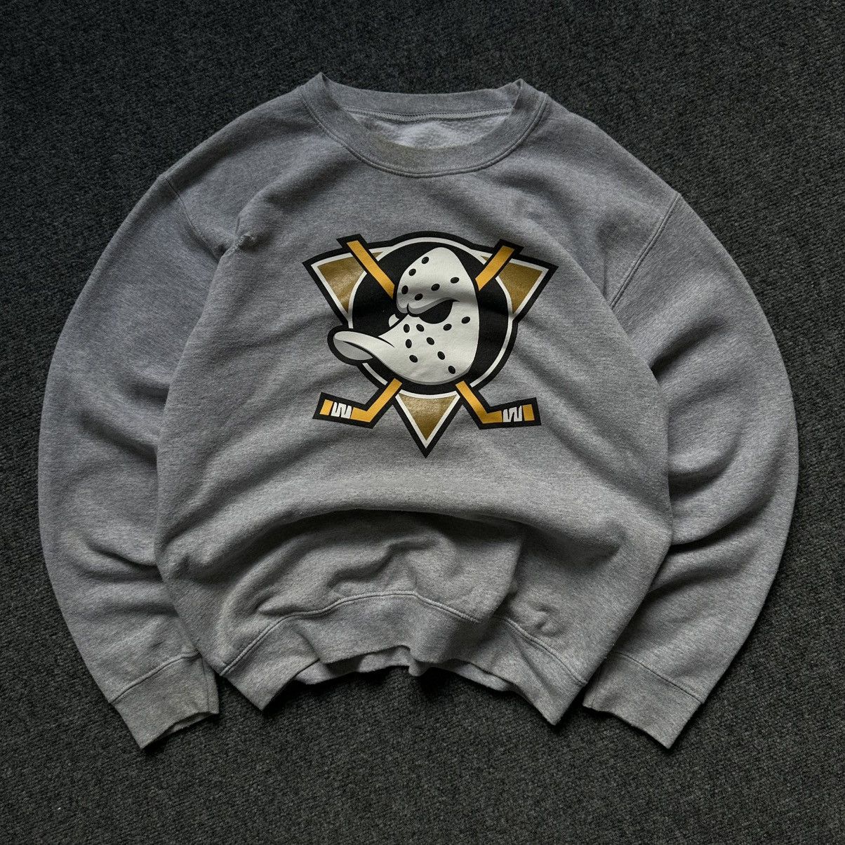 NHL VTG nhl anaheim ducks sweatshirts big logo Size S Man Y2K Size US S / EU 44-46 / 1 - 3 Thumbnail