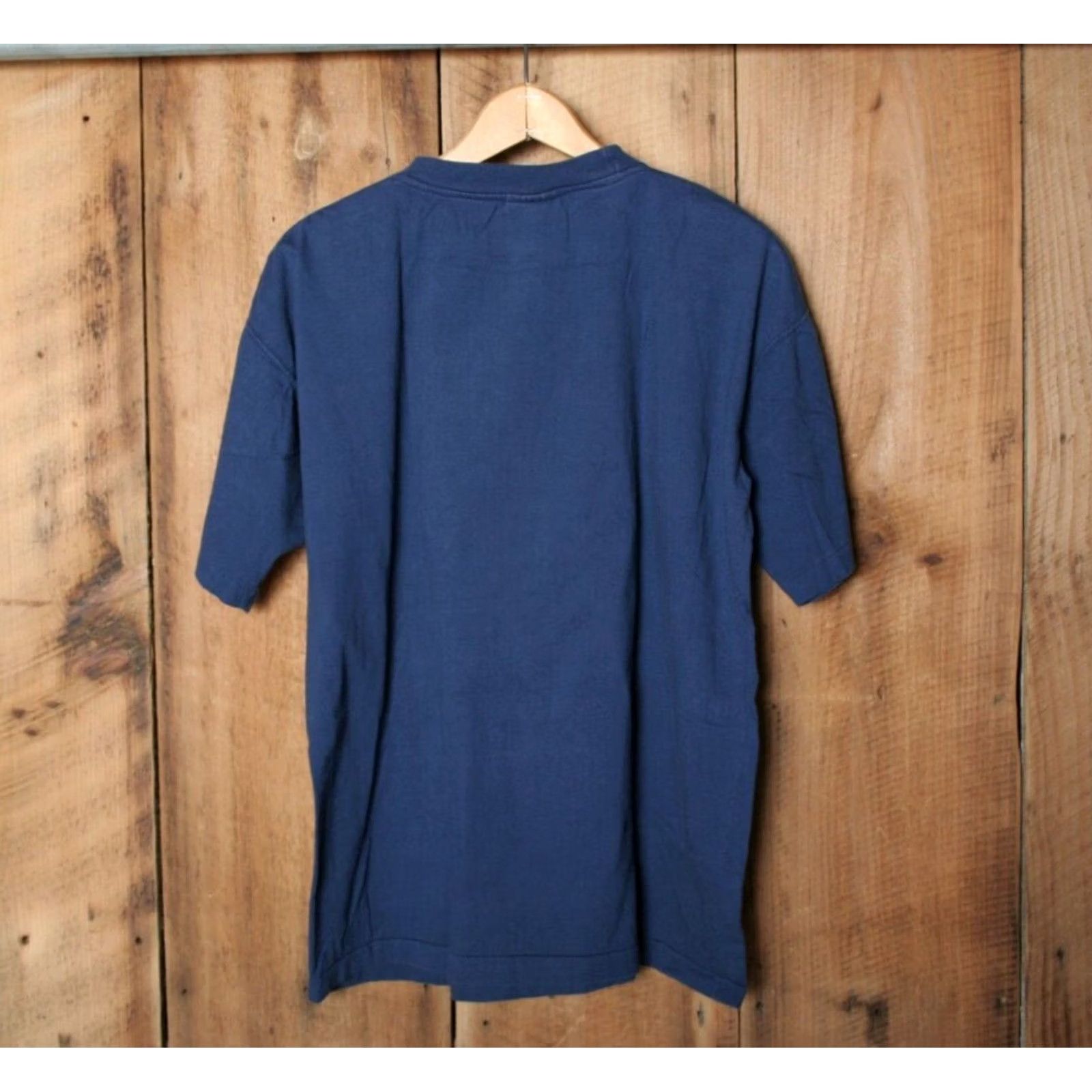 Vintage VINTAGE AKTIV Golden Line "The Original Norway" Ski Motif Print T-Shirt L Blue Graphic Tee Mens Size US L / EU 52-54 / 3 - 5 Thumbnail
