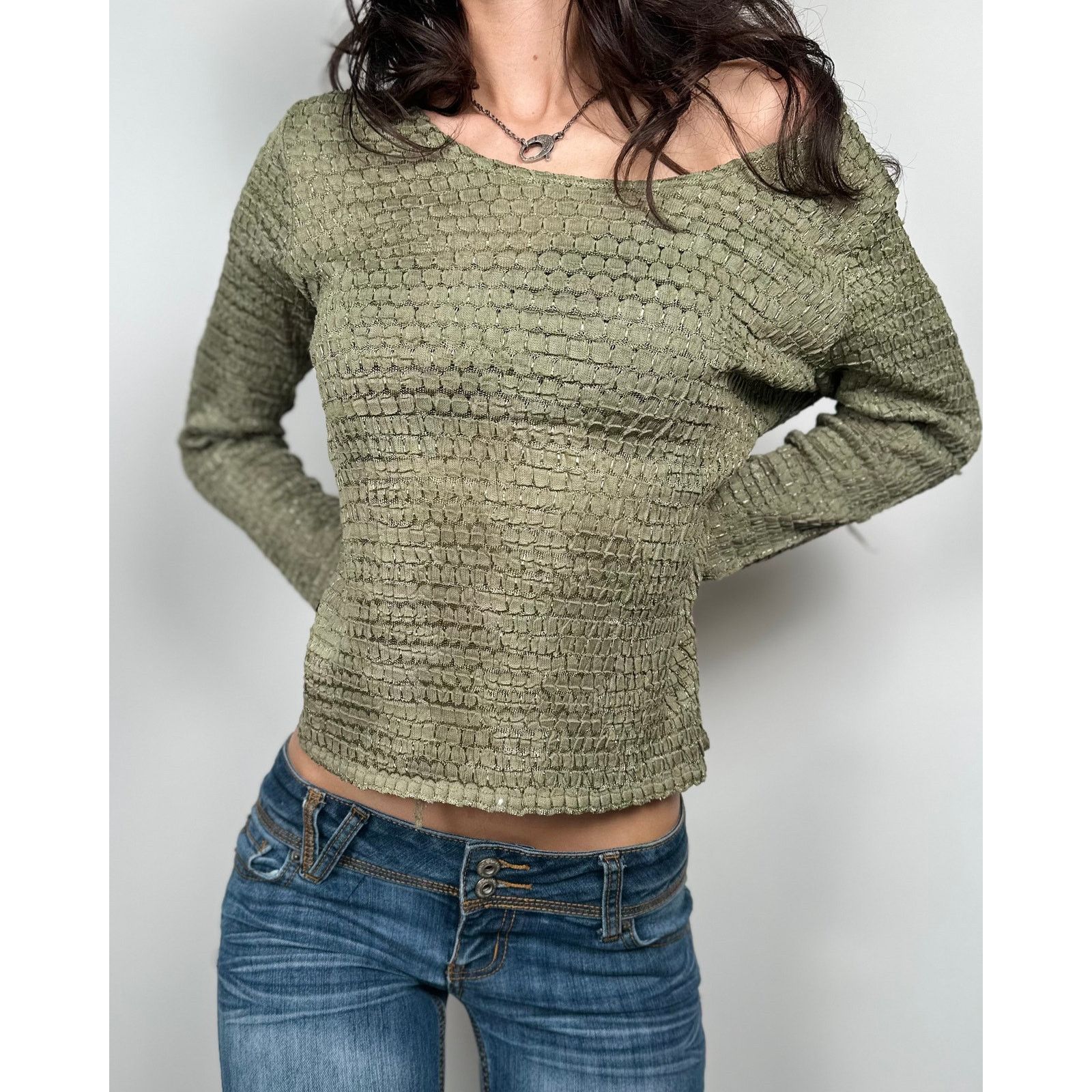 Other Rafael Olive Green Top Size S / US 4 / IT 40 - 1 Thumbnail