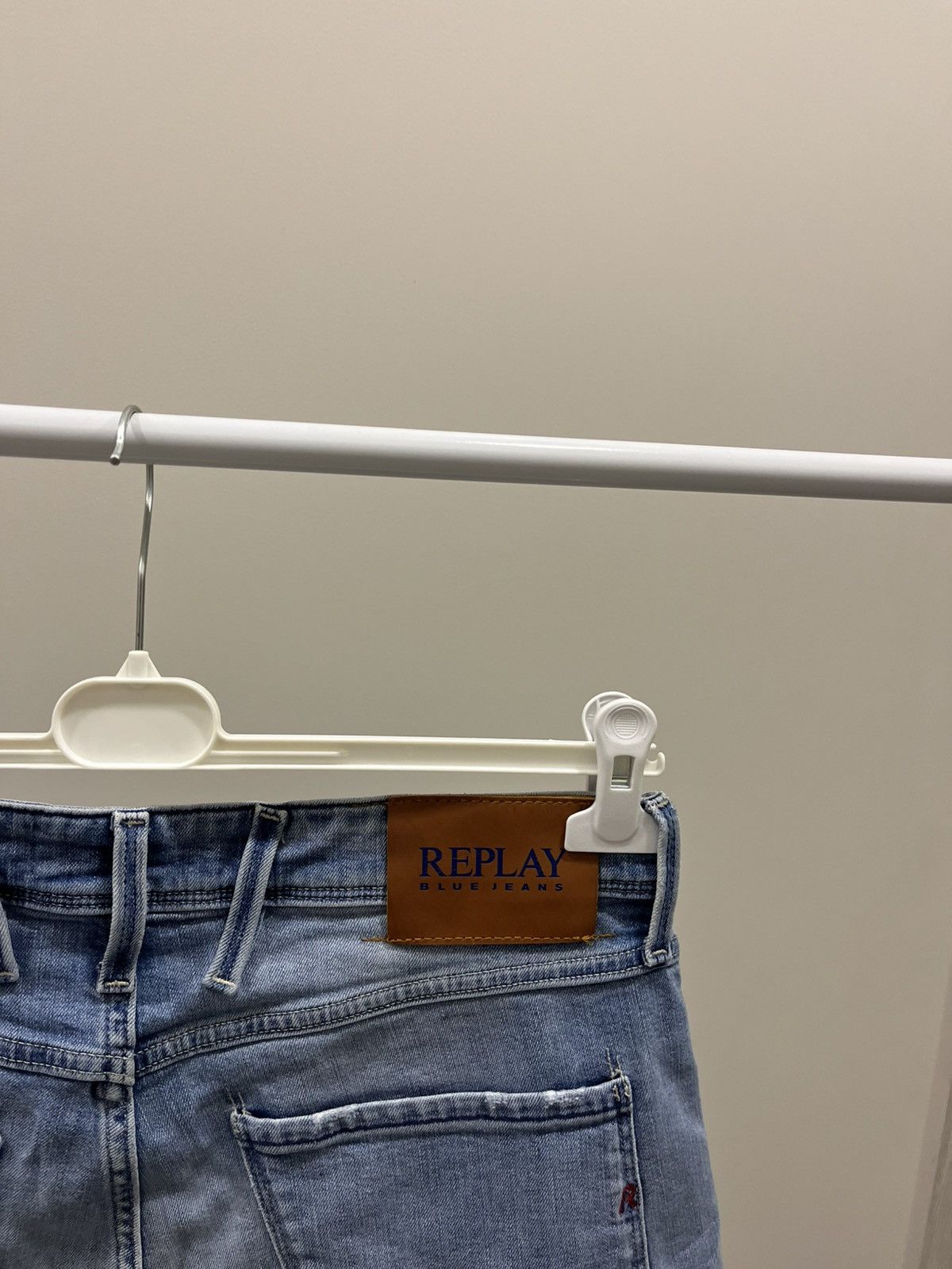 Replay 🔥Flared 🔥Replay Anbass Distressed Denim🔥 Size US 32 / EU 48 - 7 Thumbnail