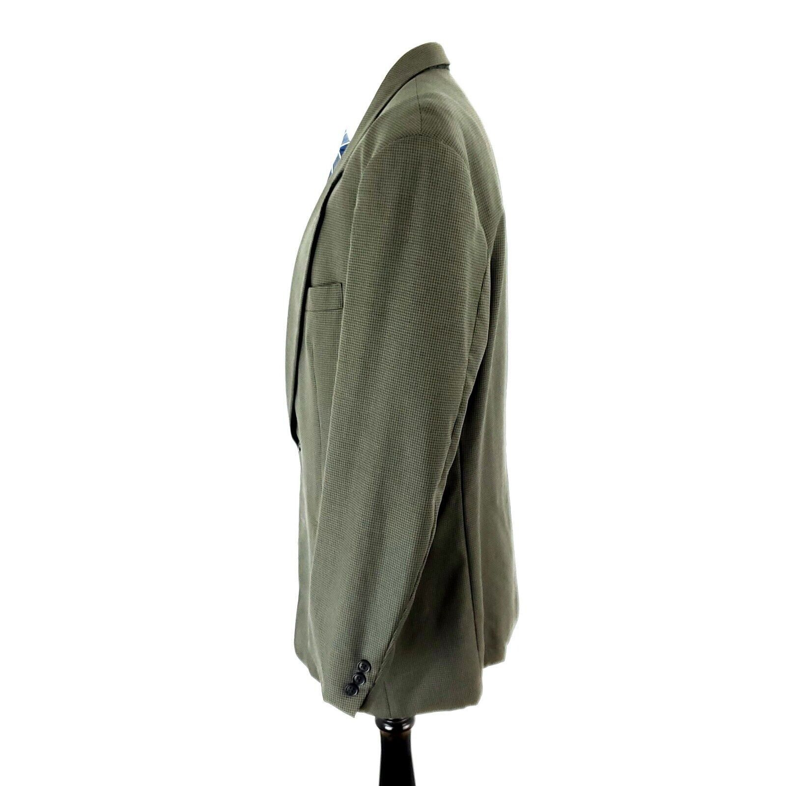 Hugo Boss Hugo Boss Wool Wool 2 Button Blazer 40R Green Black Houndsto Size 40R - 4 Thumbnail