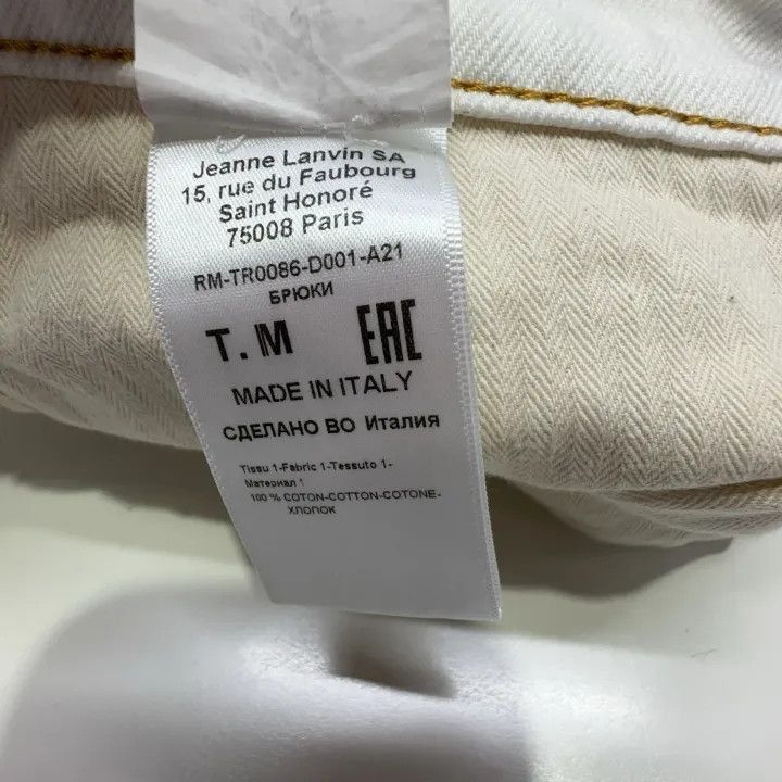 Lanvin Lanvin Vintage Straight-Cut Cotton Casual Pants -2508 Size US 30 / EU 46 - 4 Thumbnail