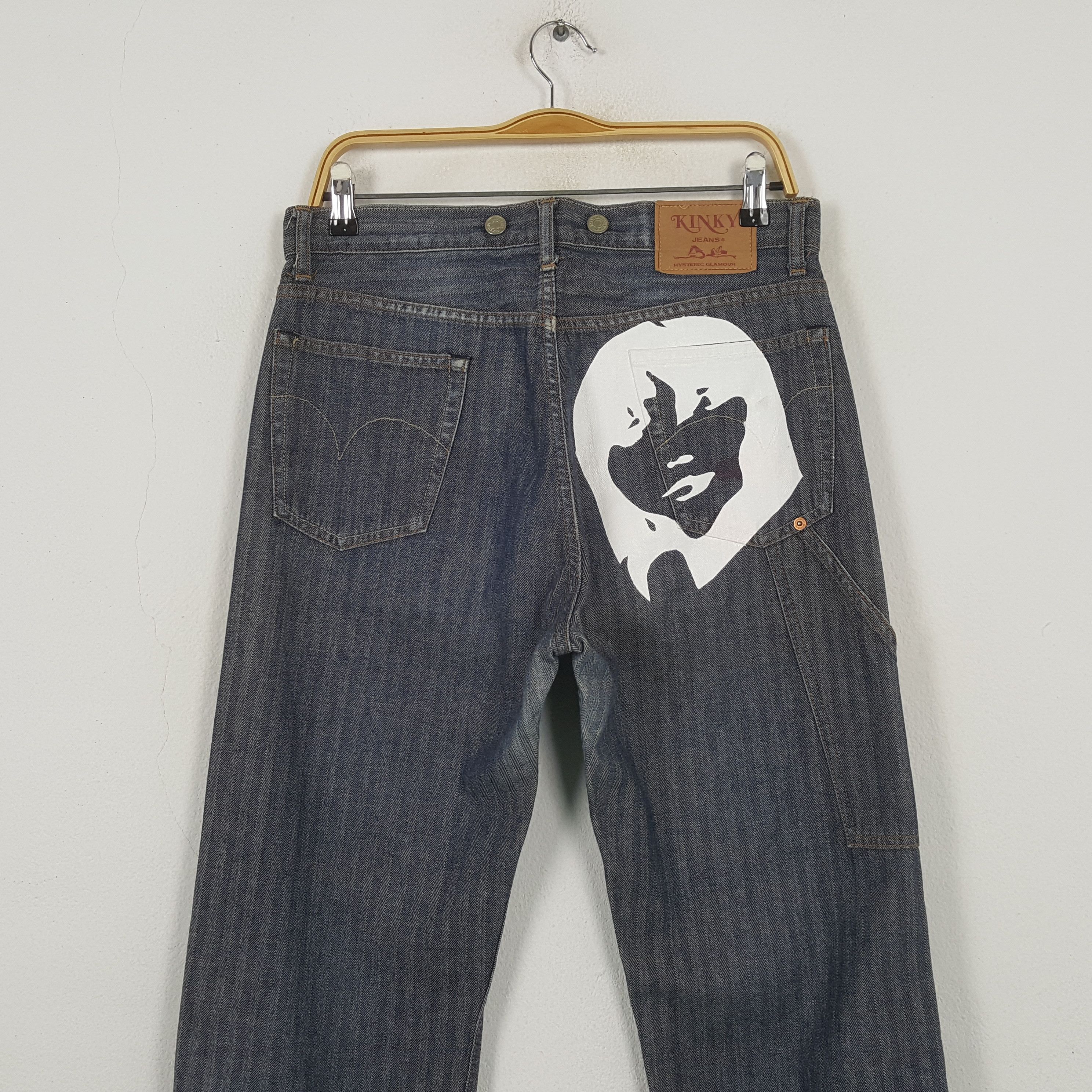 Hysteric Glamour × Japanese Brand × Vintage Vintage HYSTERIC GLAMOUR Japan Fashion Brand Jeans C280N31 Size US 32 / EU 48 - 2 Thumbnail