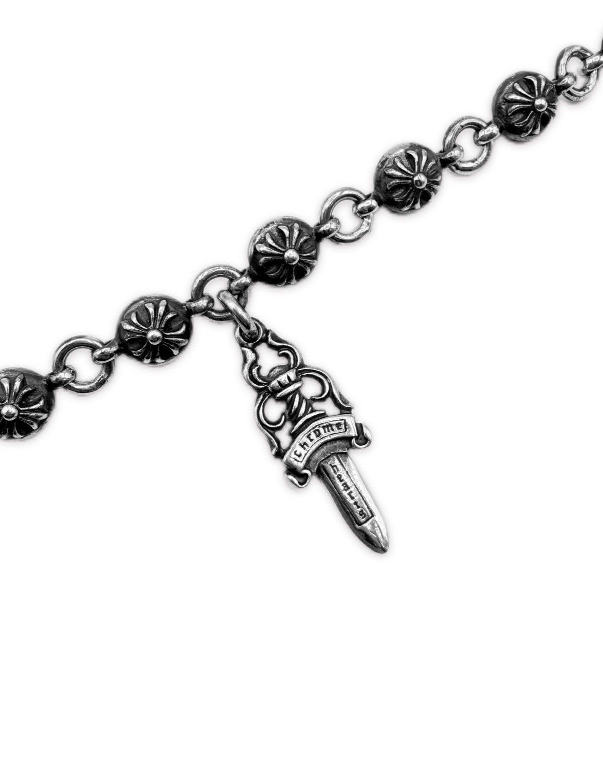 Chrome Hearts Chrome Hearts Dagger Pendant 22 Link Cross Ball Double Lobster Wallet Chain Size ONE SIZE - 2 Thumbnail