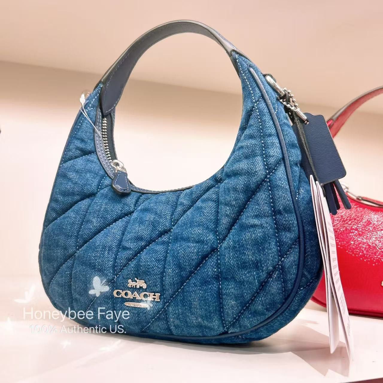 【COACH】キルトデニム地＊カルメン ミニ クロスボディ CAK89 公式】コーチアウトレット | カルメン ミニ クロスボディ バッグ