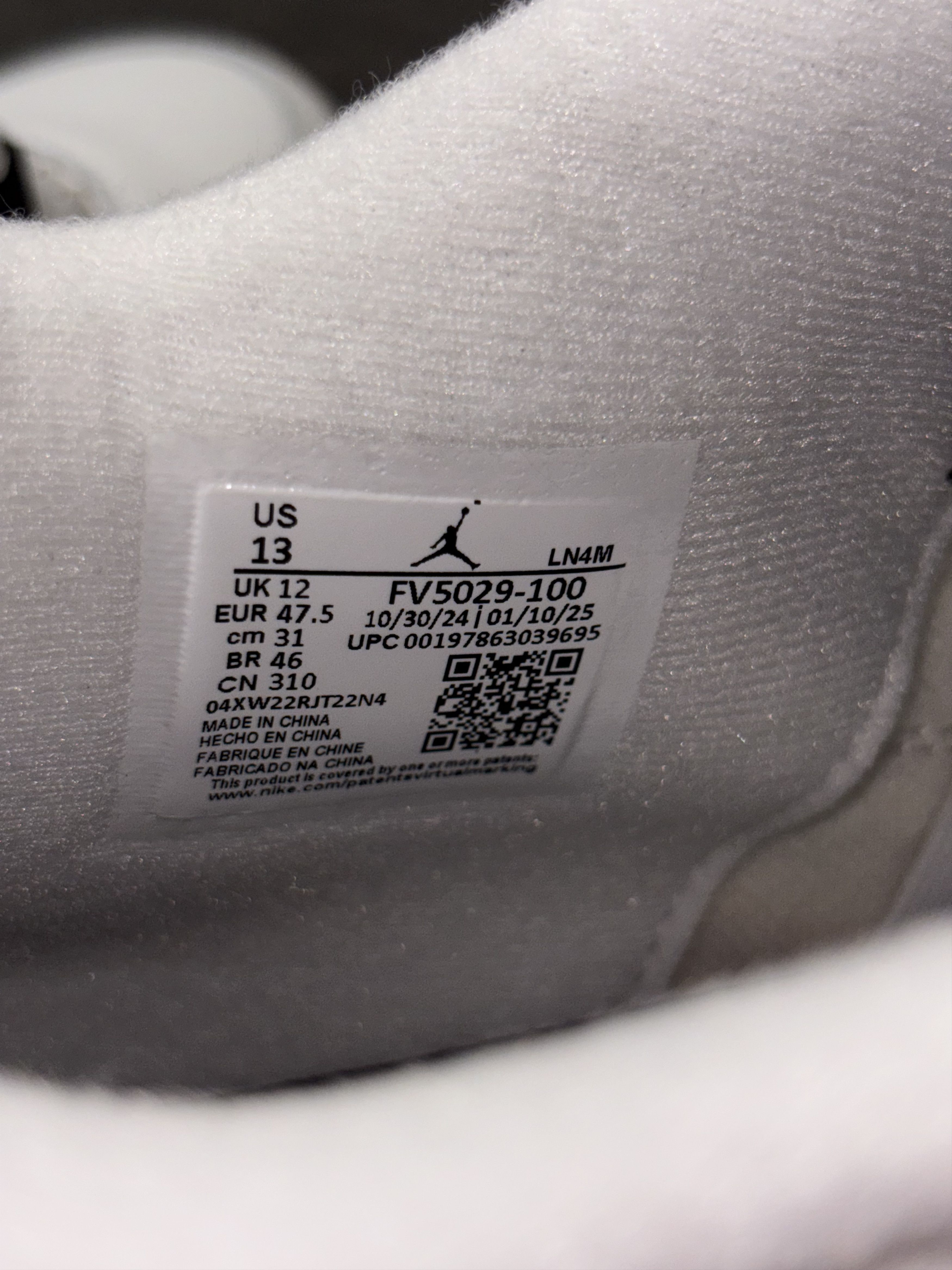 Jordan Brand Nike Air Jordan 4 Retro White Cement (2025) 13 FV5029-100 Size US 13 / EU 46 - 12 Thumbnail