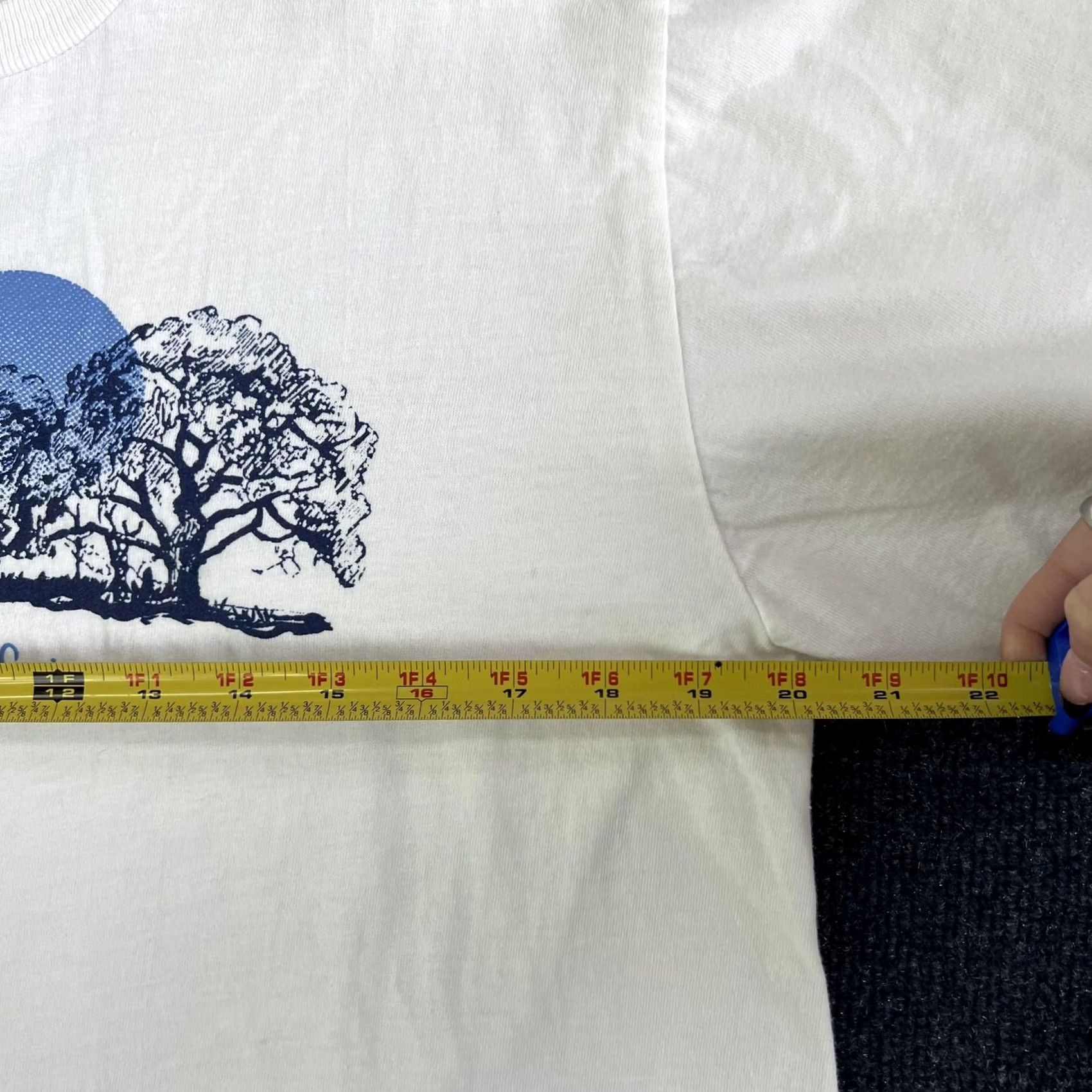 Vintage VINTAGE California Highway Patrol Shirt Mens Large White Long Sleeve Graphic Trees Size US L / EU 52-54 / 3 - 5 Thumbnail