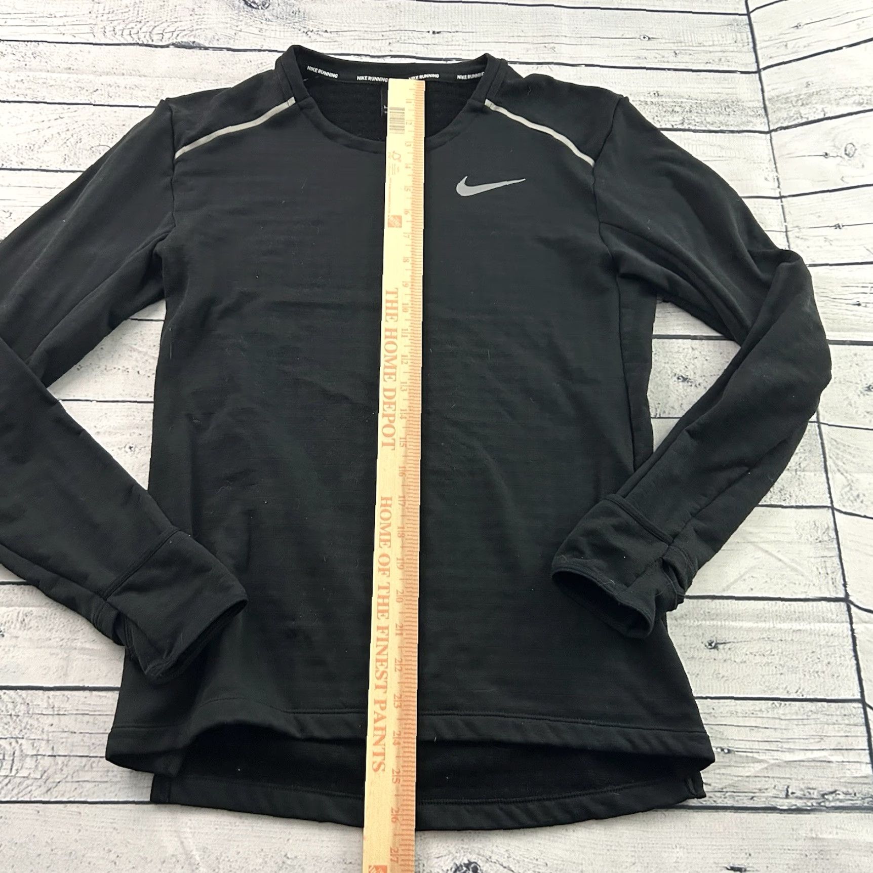Nike Nike Running Thermal Long Sleeve Shirt Men’s Small Black Size US S / EU 44-46 / 1 - 3 Thumbnail