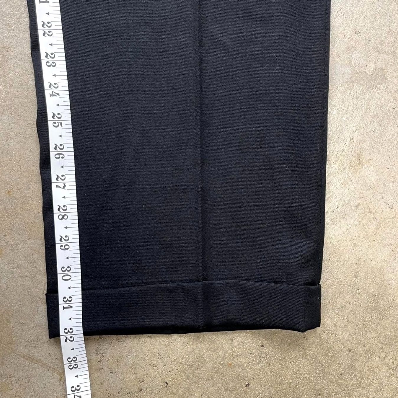 Vintage VINTAGE Brandini Trousers Wool 34x32 black dress pants Pleated Size US 34 / EU 50 - 5 Thumbnail