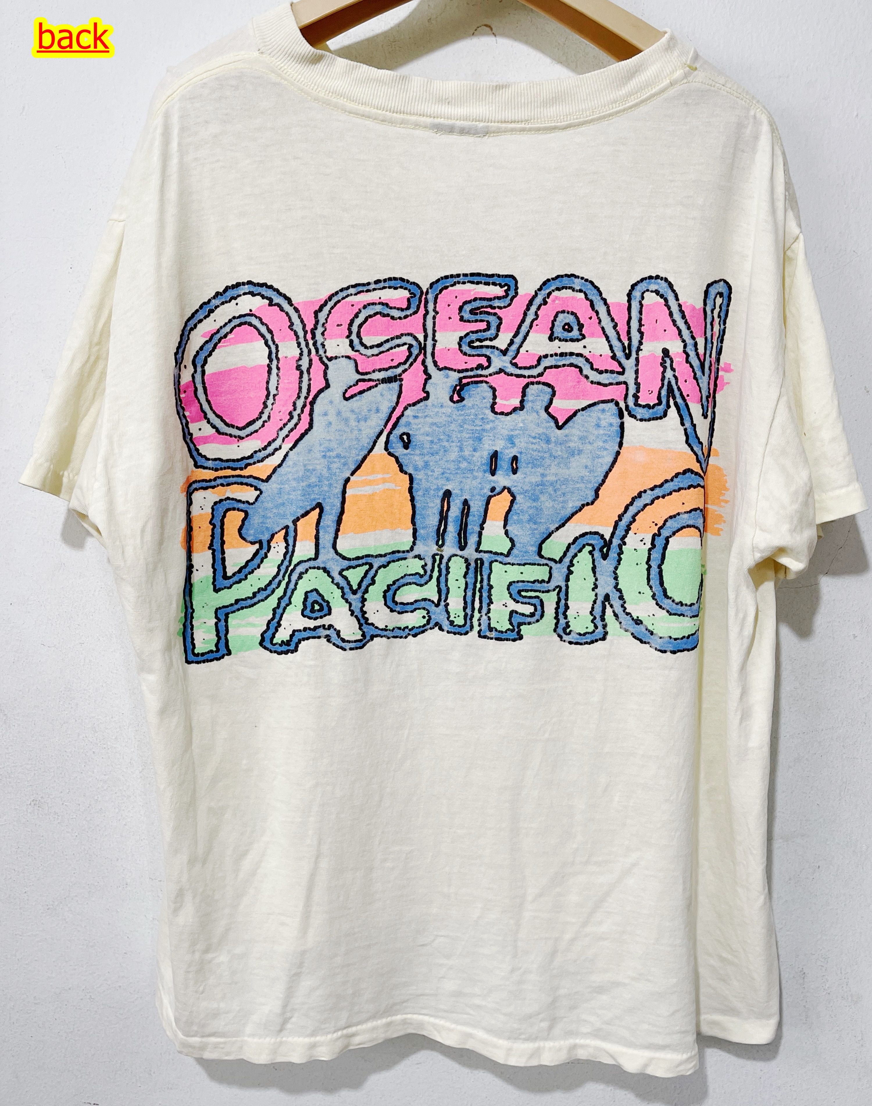 Ocean Pacific × Vintage Vintage 1988 OP Ocean Pacific Crop top Size XL / US 12-14 / IT 48-50 - 1 Thumbnail