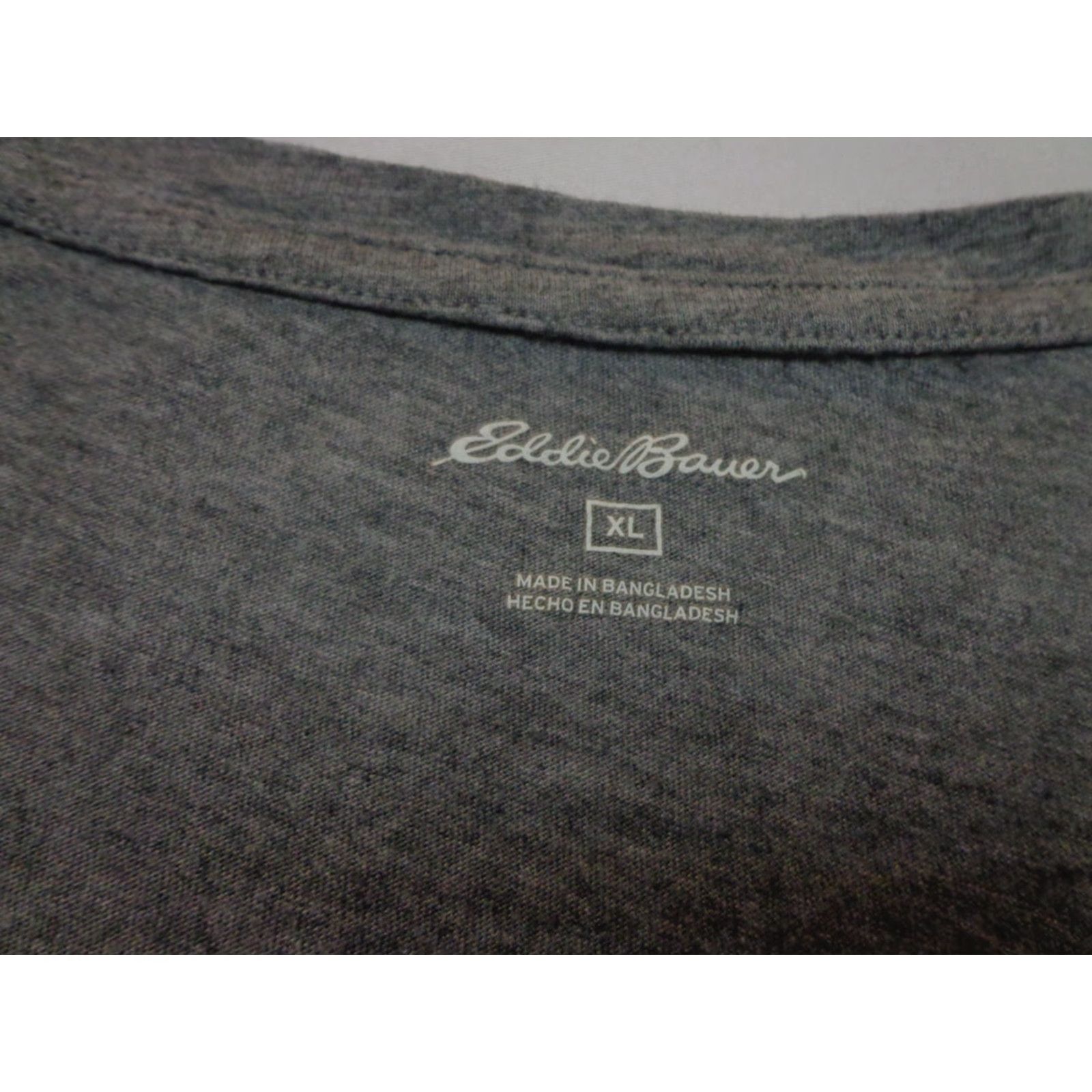 Eddie Bauer Eddie Bauer T-Shirt Womens V-Neck Short Sleeve Gray XL Regular Size XL Woman Casual Basic Shirt Size XL / US 12-14 / IT 48-50 - 3 Thumbnail