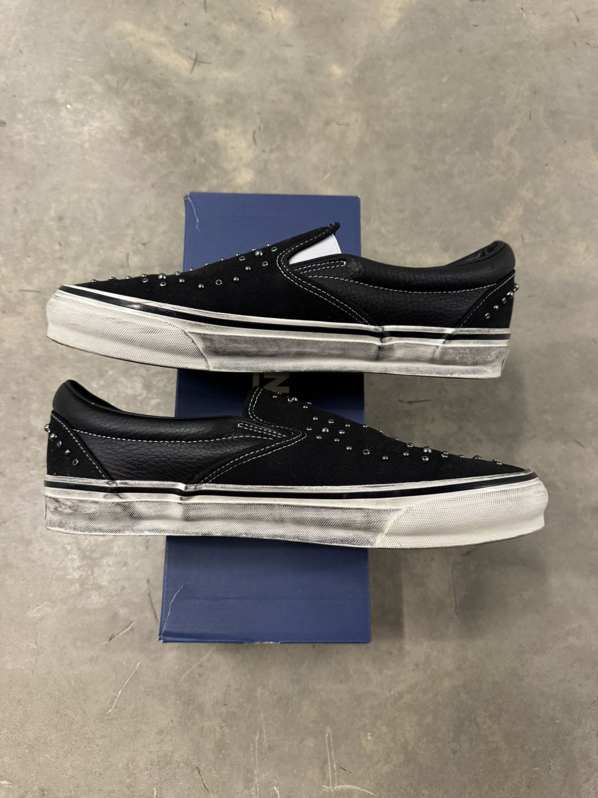 Vans Vans Premium Classic Slip On Pearlized Pack Blackout Size 13 Size US 13 / EU 46 - 3 Thumbnail