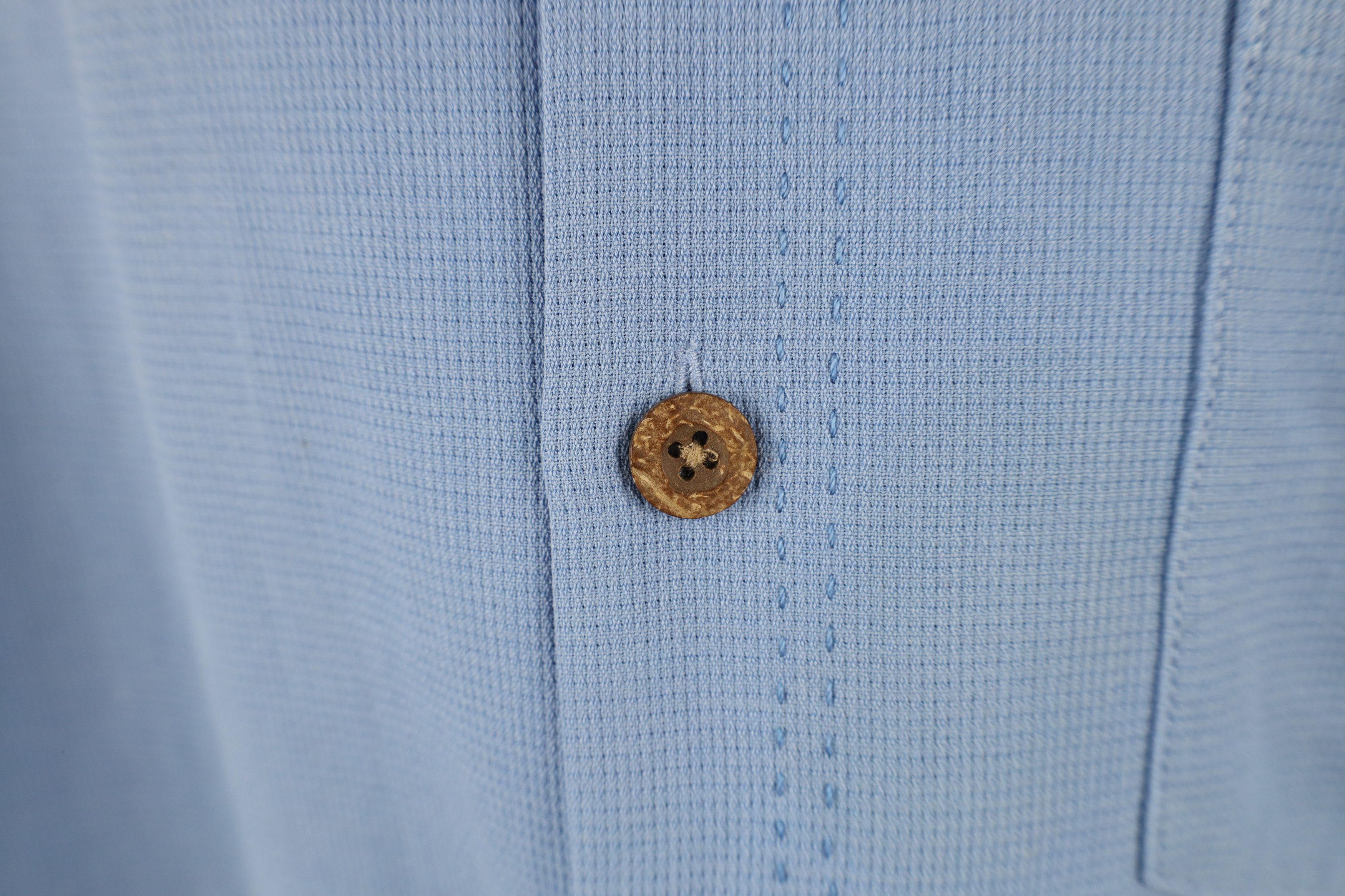 Tommy Bahama × Vintage Vintage Tommy Bahama Silk Blend Looped Collar Button Shirt Size US M / EU 48-50 / 2 - 8 Thumbnail