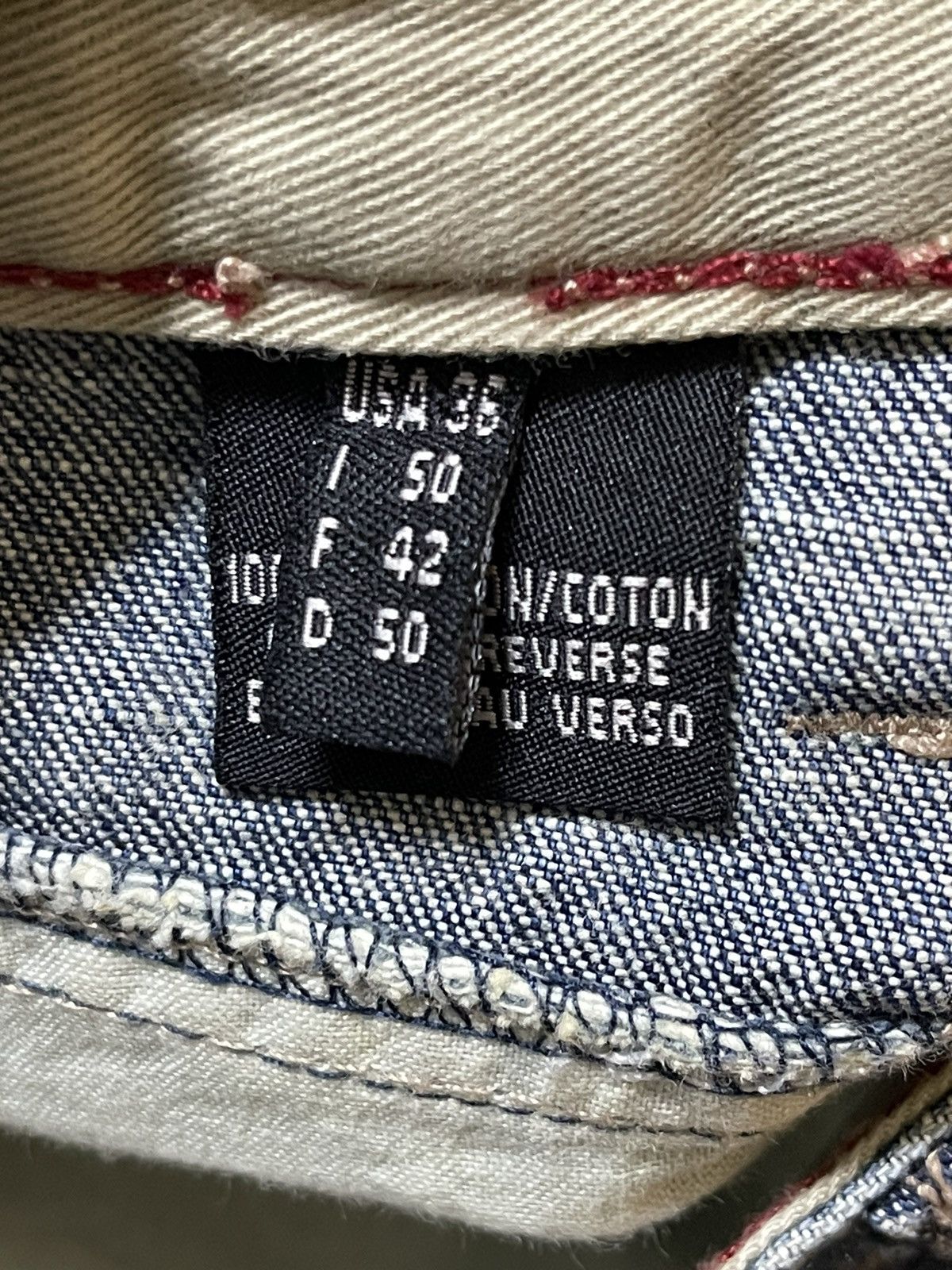 Marithe + Francois Girbaud Vintage Marithe Francois Girbaud Avant Garde Baggy Jeans Size US 36 / EU 52 - 12 Thumbnail