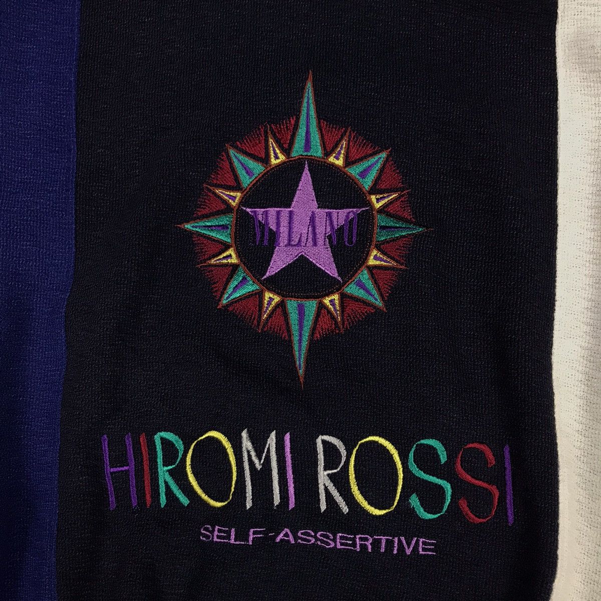 Japanese Brand HIROMI ROSSI JAPAN PATCHWORK MULTICOLOUR SWEATSHIRT Size US M / EU 48-50 / 2 - 4 Thumbnail
