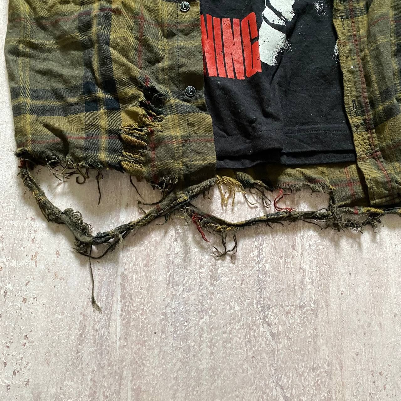 Japanese Brand × Vintage VINTAGE Y2K DISSTRESSED DESIGNER AMAZING SHIRT Size US L / EU 52-54 / 3 - 2 Thumbnail