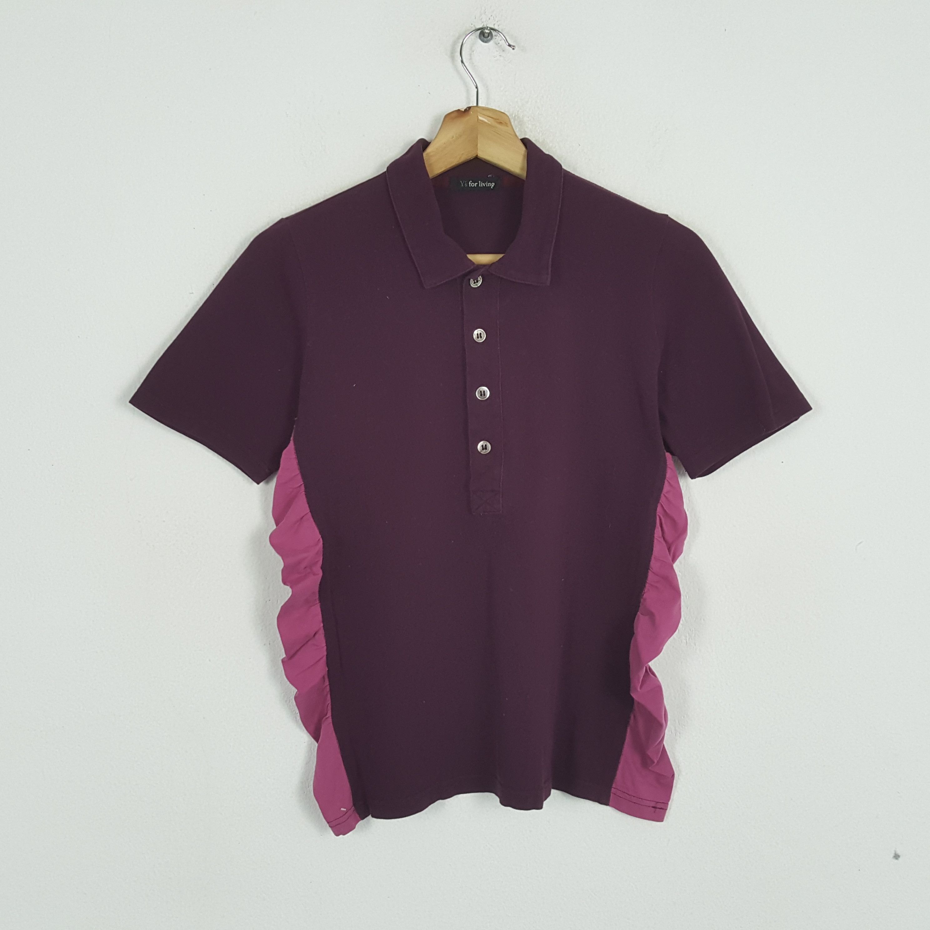 Vintage × Y's × Yohji Yamamoto Vintage Y'S FOR LIVING by YOHJI YAMAMTO Designer Polos Size S / US 4 / IT 40 - 1 Thumbnail