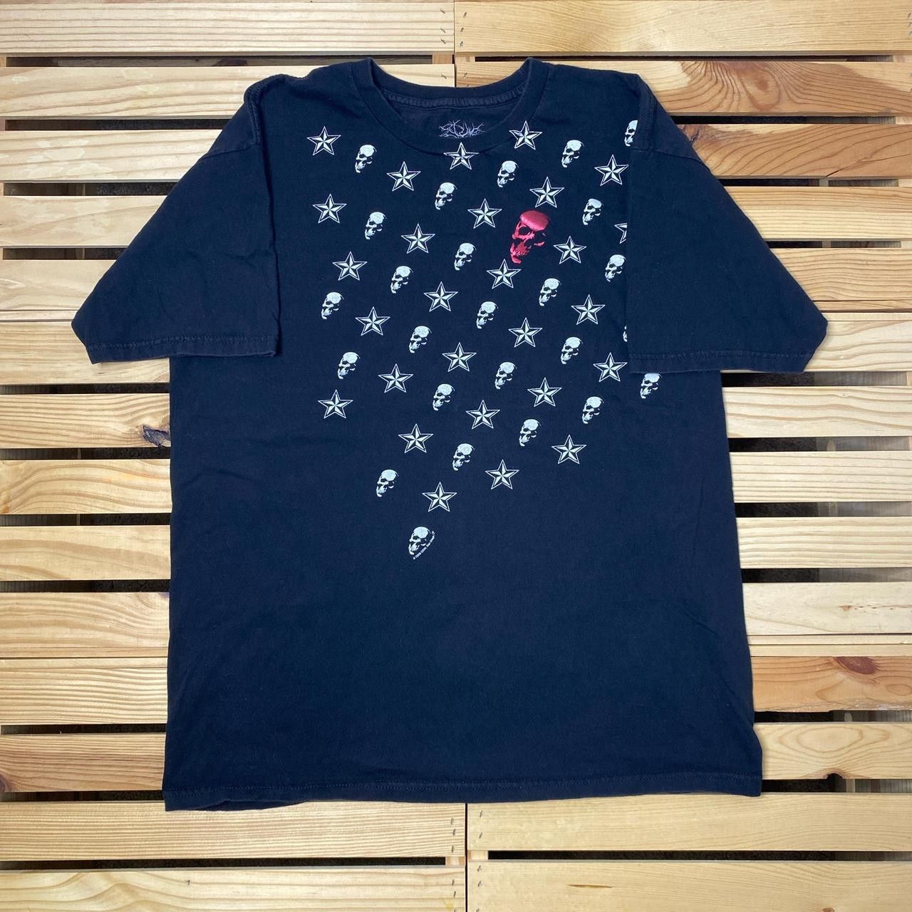 Other Music Is My Nature Black Skulls Y2K Tee Size Large Size US L / EU 52-54 / 3 - 1 Thumbnail