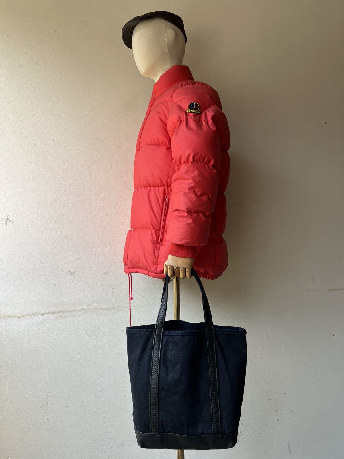 45rpm Vintage 45rpm Indigo Dyed Denim + Leather Tote Bag Size ONE SIZE - 1 Thumbnail