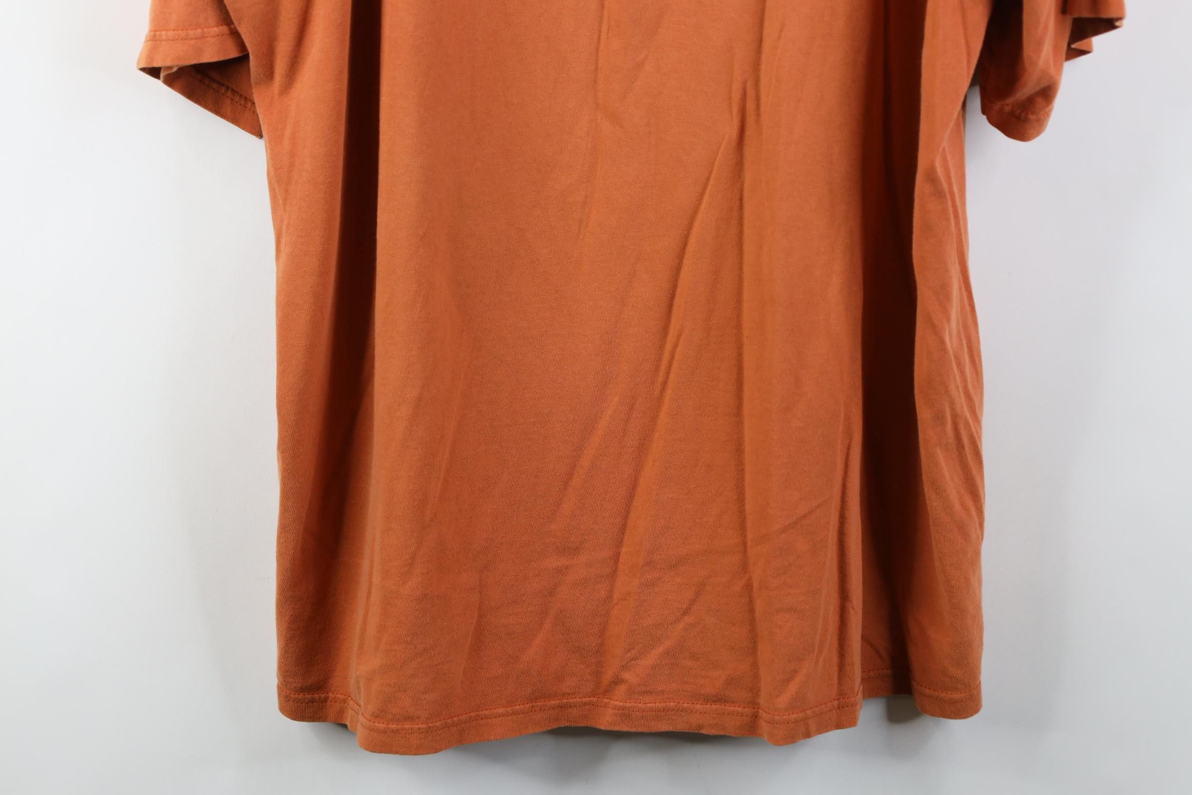 Nike Vintage Y2K Nike Air Travis Scott Big Swoosh T-Shirt Orange Size US XL / EU 56 / 4 - 3 Thumbnail
