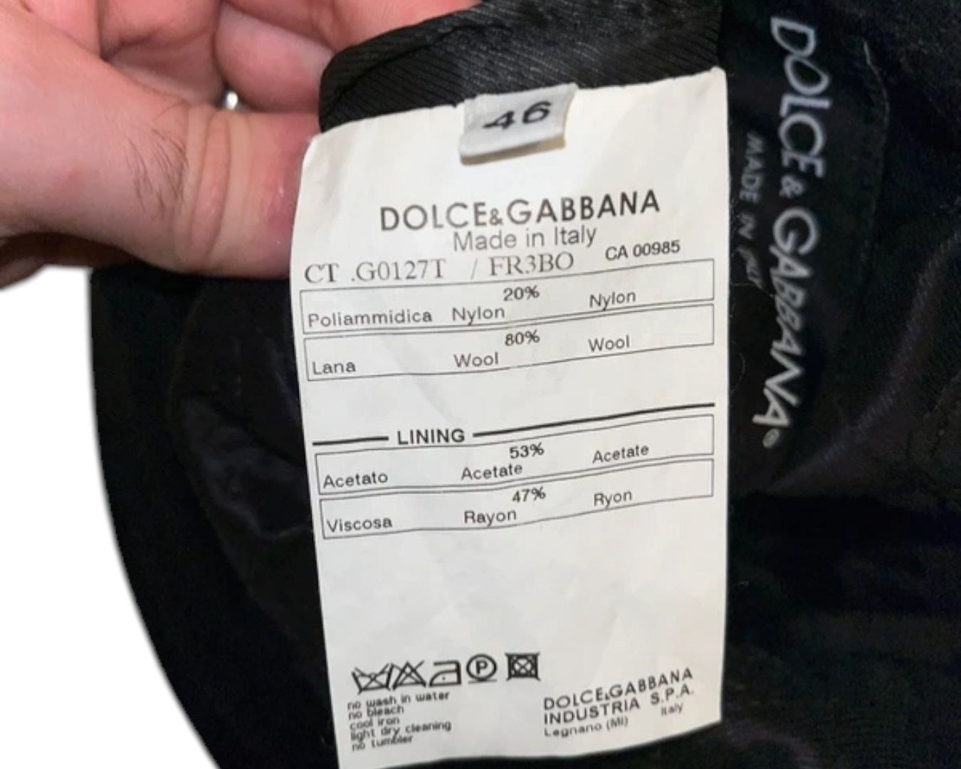 Dolce & Gabbana DOUBLE BREASTED WOOL HEAVY COAT Size US S / EU 44-46 / 1 - 4 Thumbnail