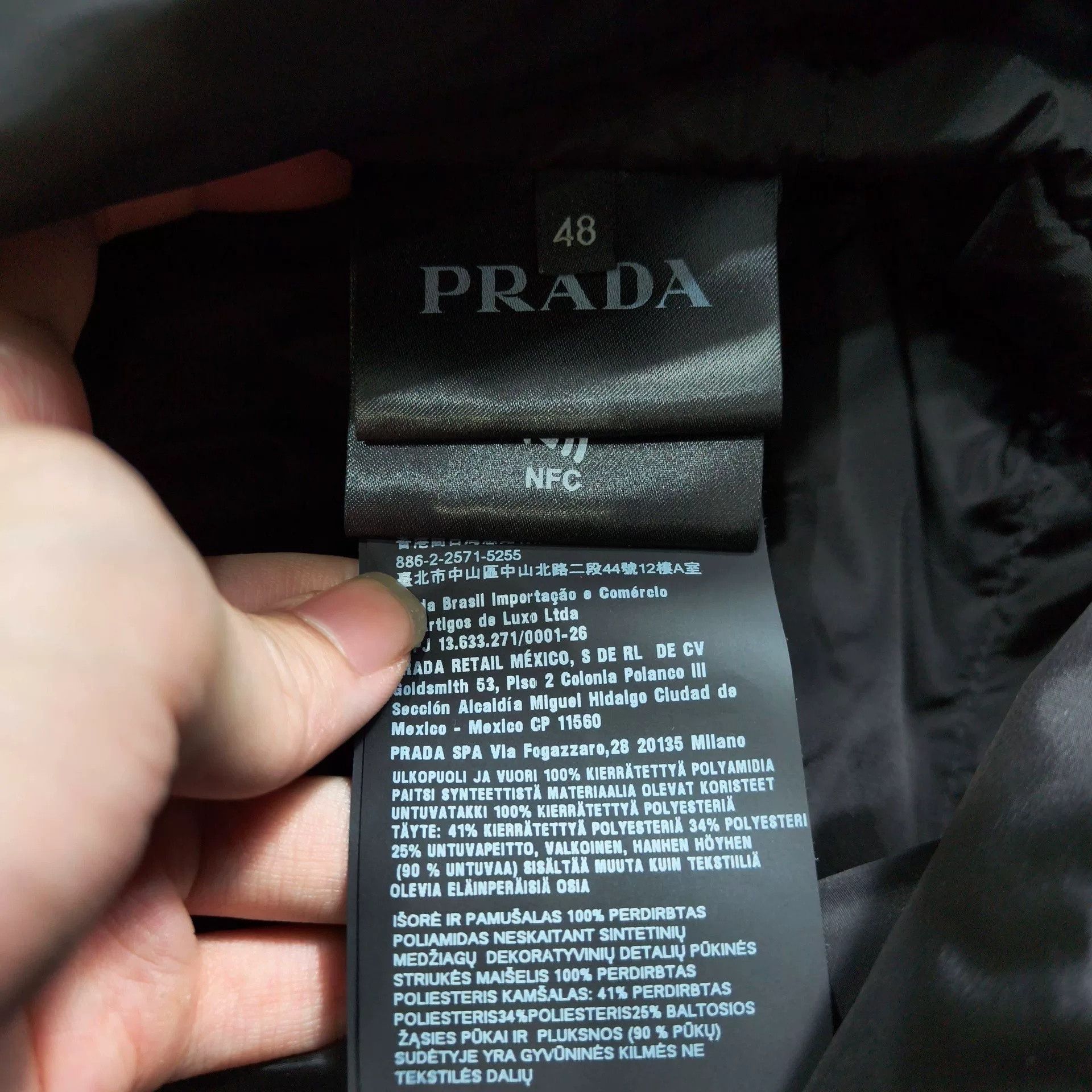 Prada Prada Medium Weight Recycled Nylon Down Jacket Size US M / EU 48-50 / 2 - 5 Thumbnail