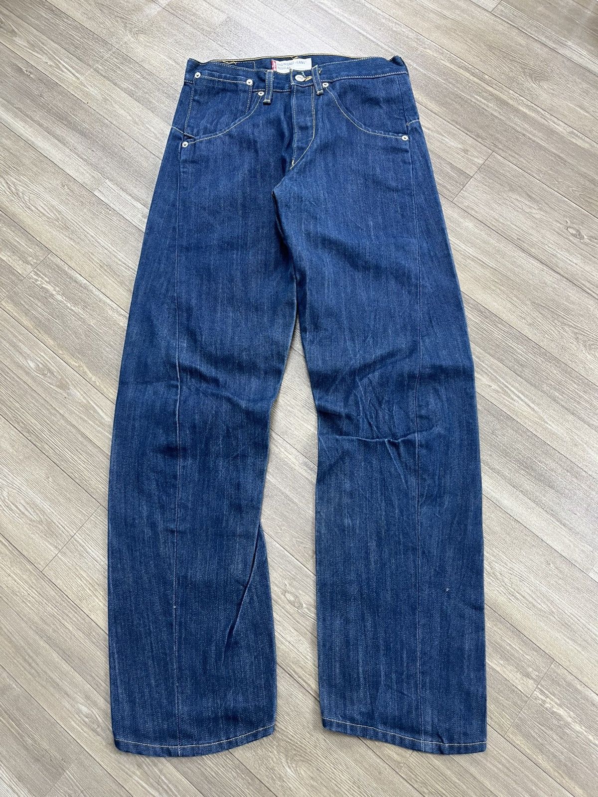 Levi's Vintage Clothing Vintage Levis Engineered Twisted Jeans Mens Blue Jeans Pants Size US 29 - 1 Thumbnail