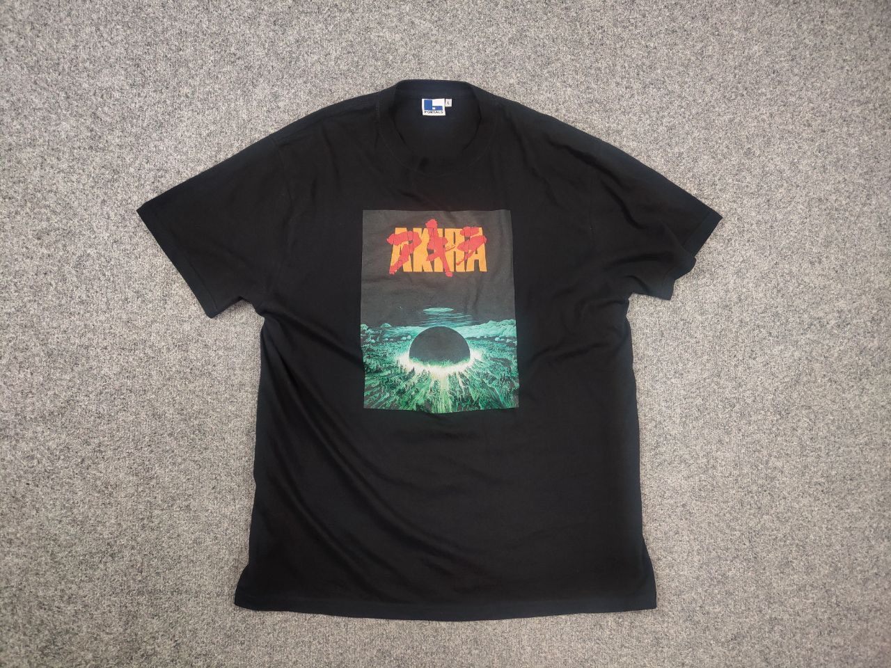 Anime Vintage Akira Neo Tokyo Explosion Logo Anime Black T shirt Size US L / EU 52-54 / 3 - 3 Thumbnail