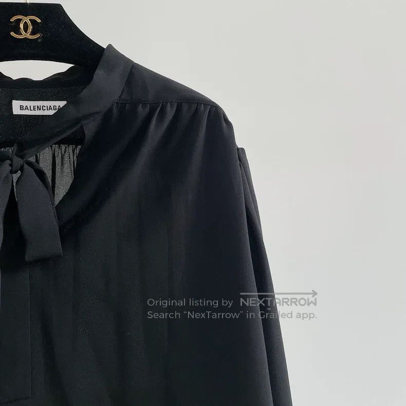 Balenciaga Balenciaga Black Top, Size 36 Size XS / US 0-2 / IT 36-38 - 3 Thumbnail
