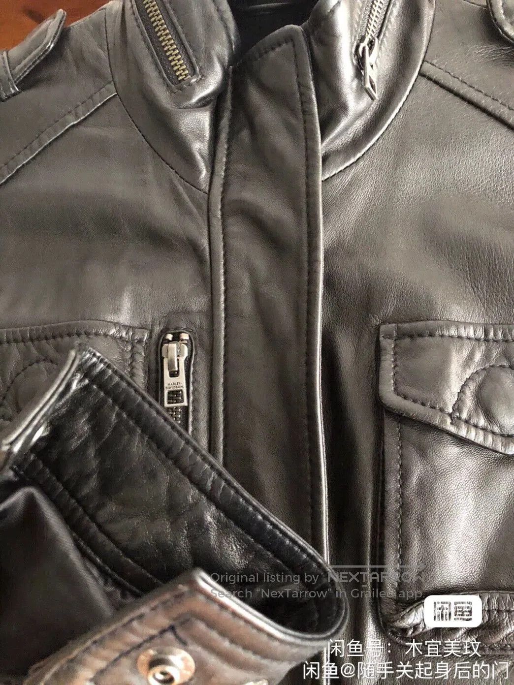 Harley Davidson Harley Davidson Women's Leather Jacket. Size M / US 6-8 / IT 42-44 - 5 Thumbnail