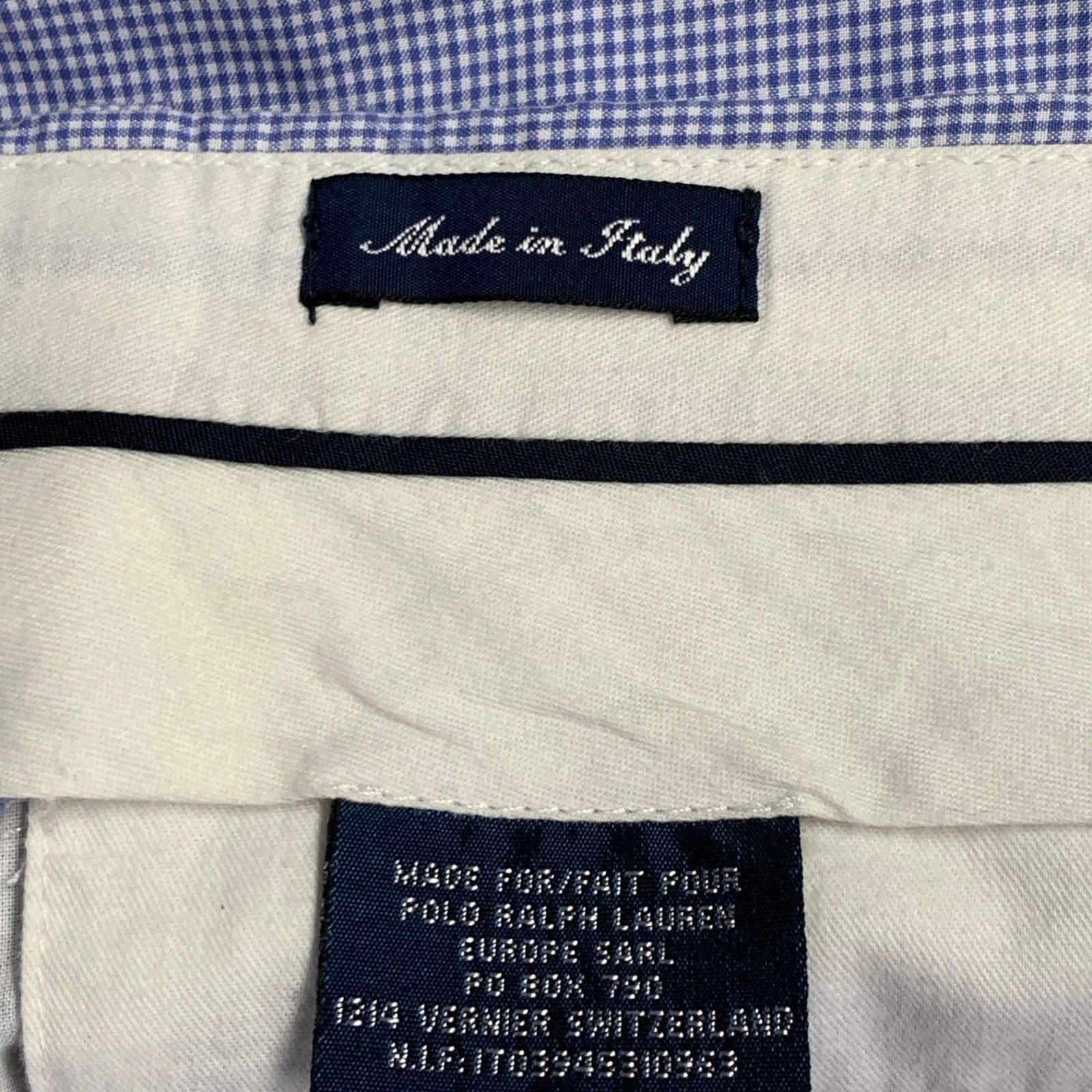 Polo Ralph Lauren POLO by RALPH LAUREN Size XL Blue White Gingham Cotton Suit Size 44R - 13 Thumbnail